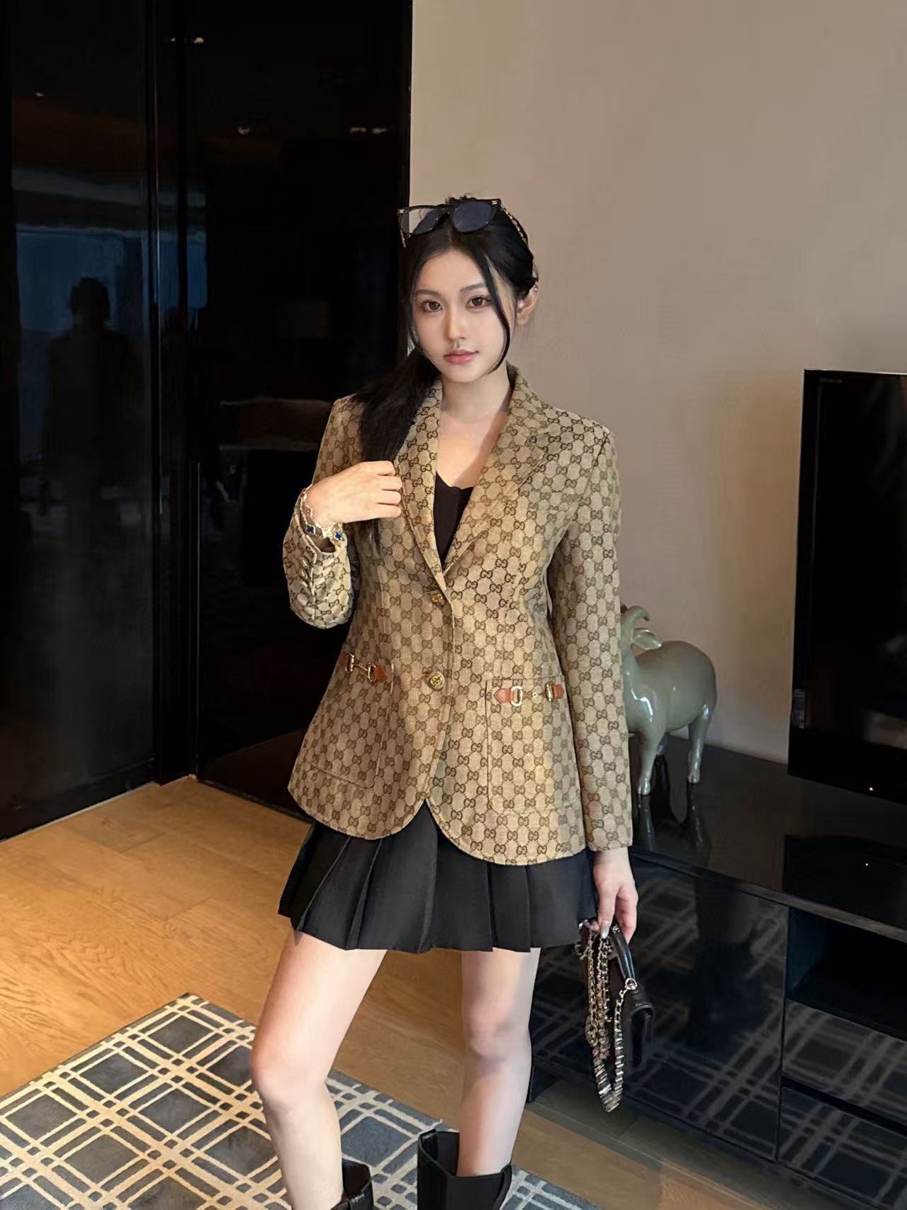 LVジャカードスーツジャケット【50％割引+送料無料】