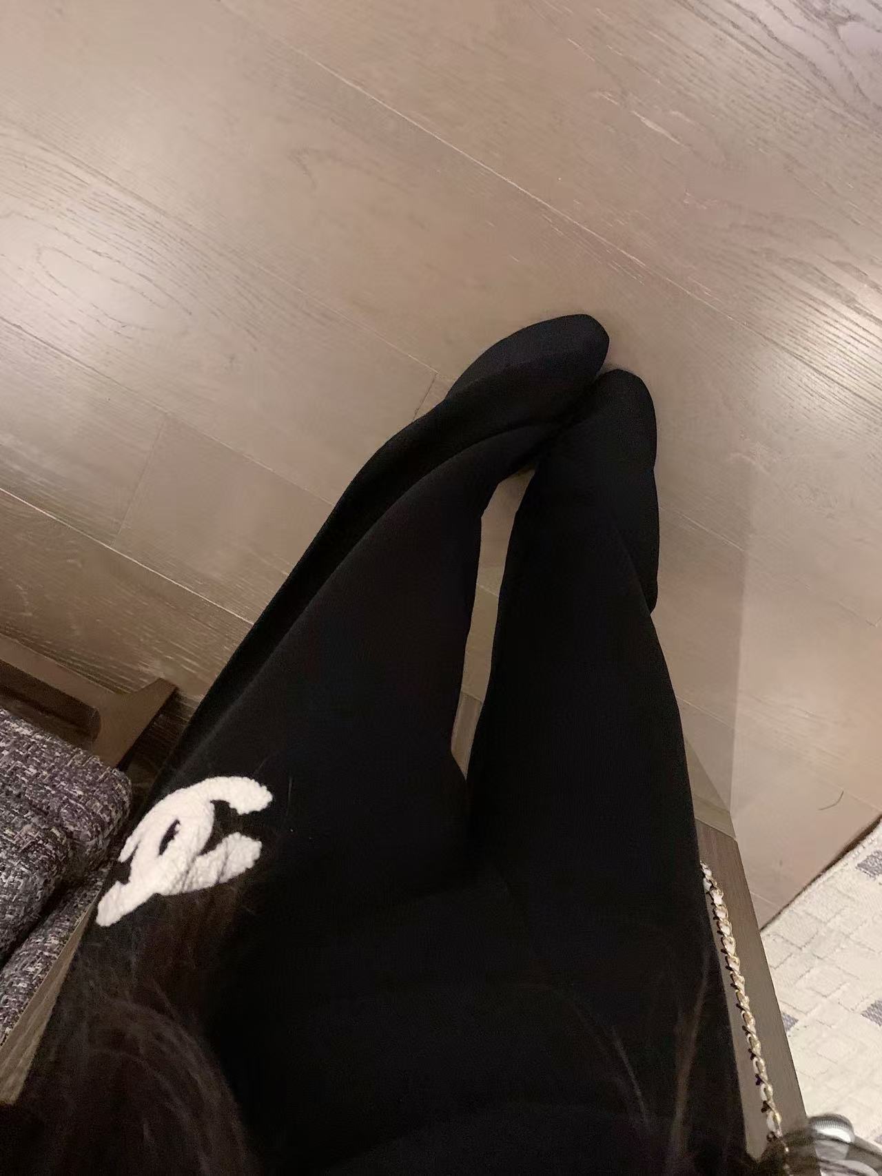 CHANE1 ダブルCレターウールカジュアルセーター+パンツ ツーピースセット【50％割引+送料無料】