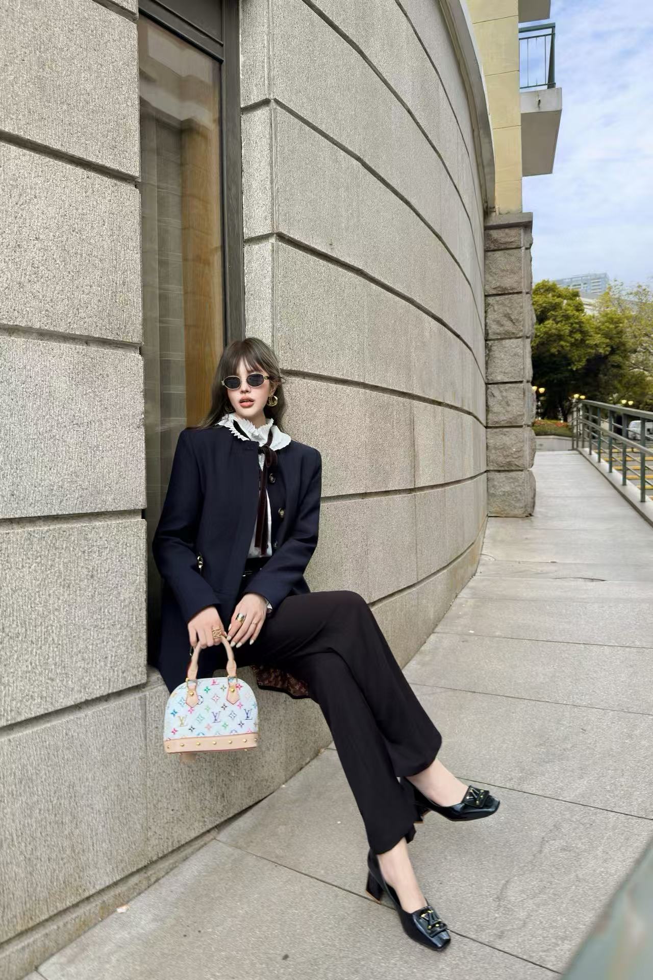 LVラウンドネックシンプルロングコート【50％割引+送料無料】