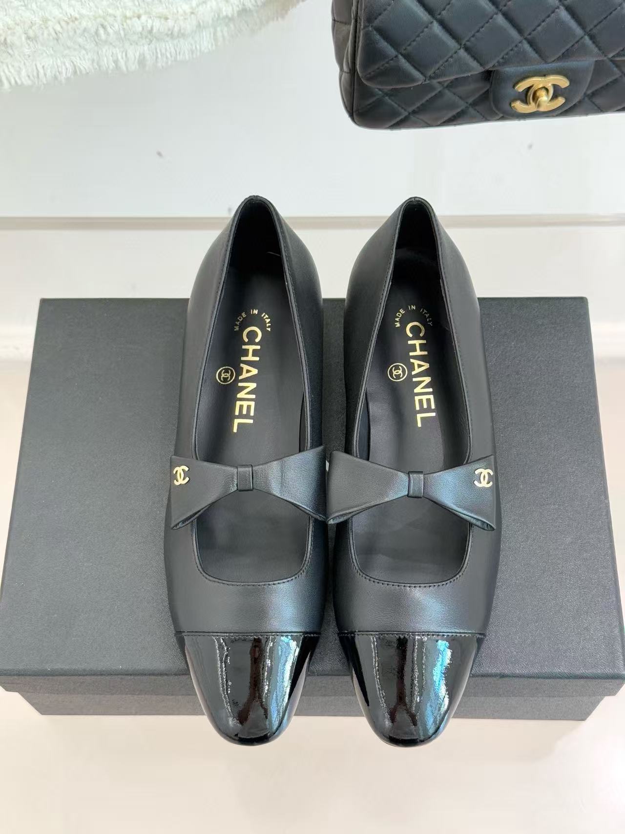 CHANE1 高品質カラーブロックフラットシューズ【50％割引+送料無料】