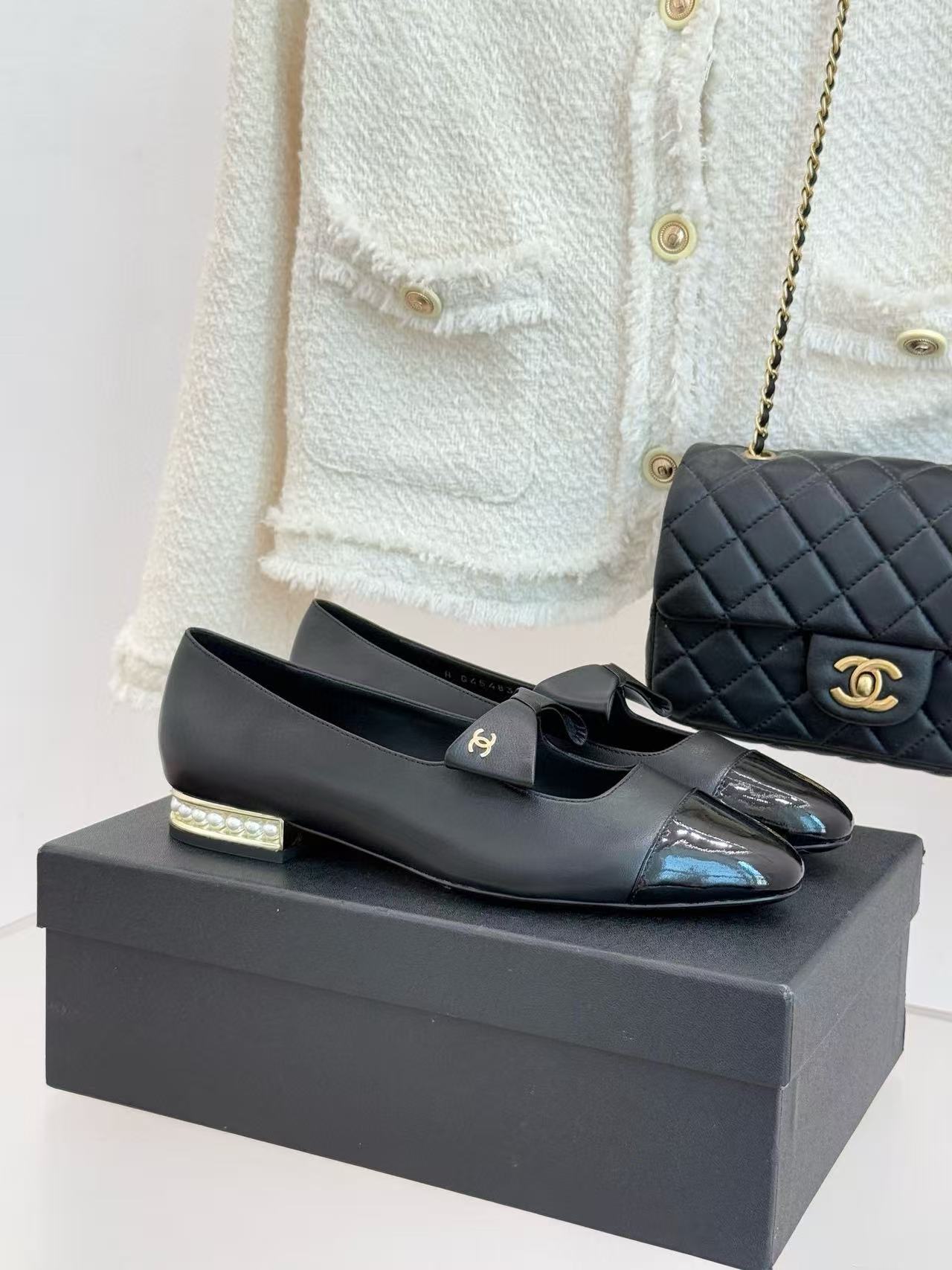 CHANE1 高品質カラーブロックフラットシューズ【50％割引+送料無料】