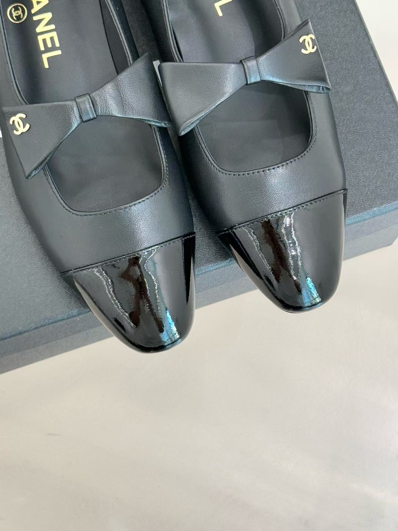 CHANE1 高品質カラーブロックフラットシューズ【50％割引+送料無料】