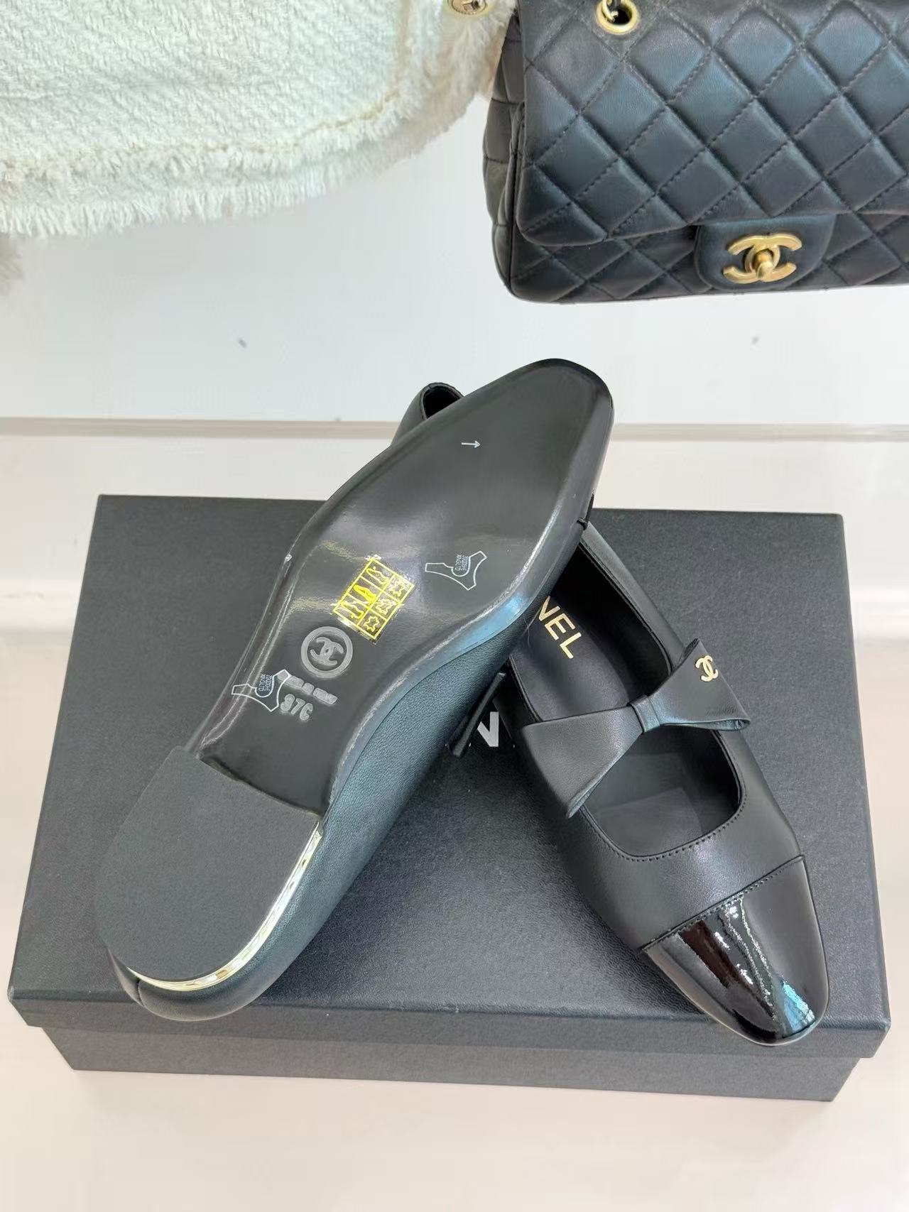 CHANE1 高品質カラーブロックフラットシューズ【50％割引+送料無料】