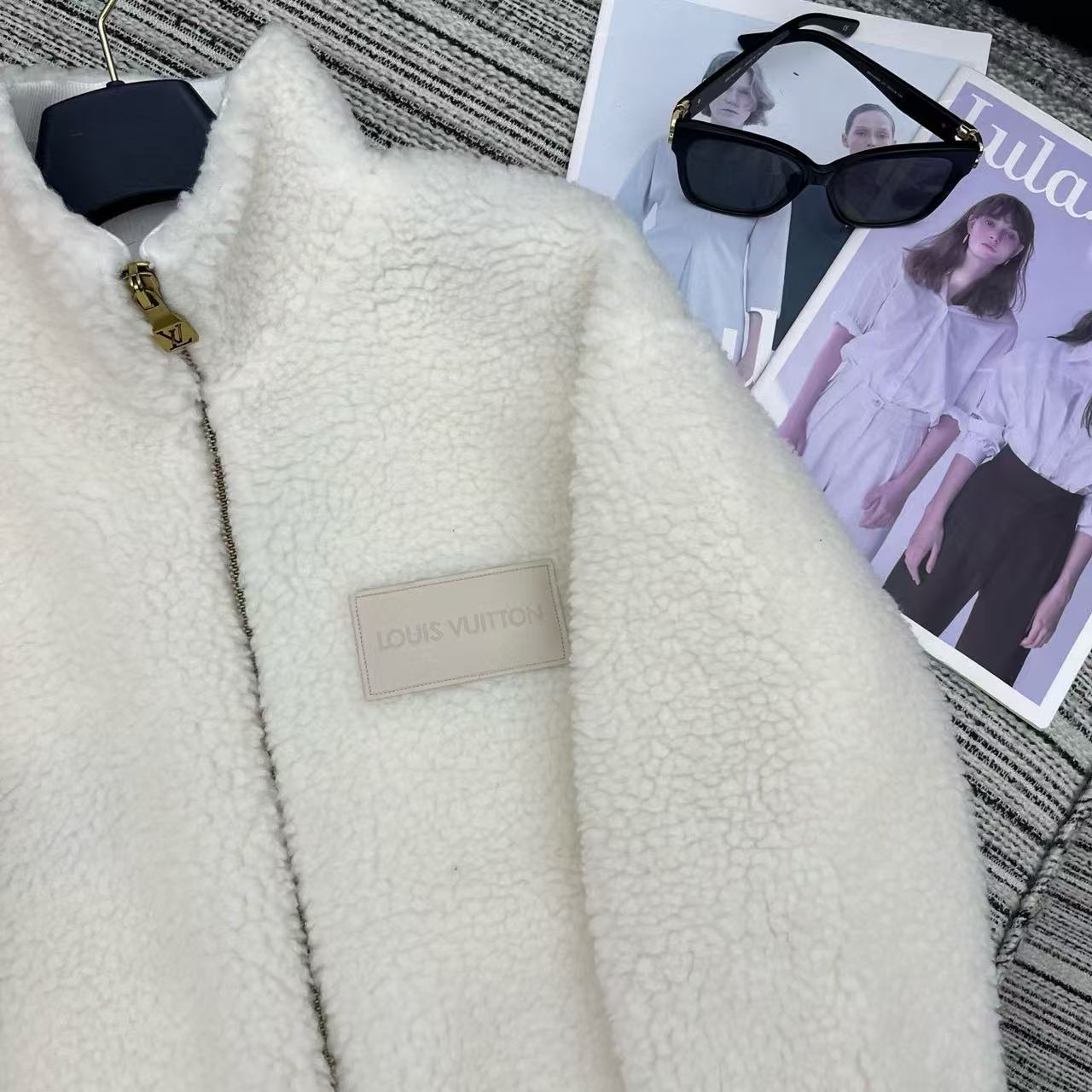 LVスタンドカラーフリースジップアップジャケット【50％割引+送料無料】