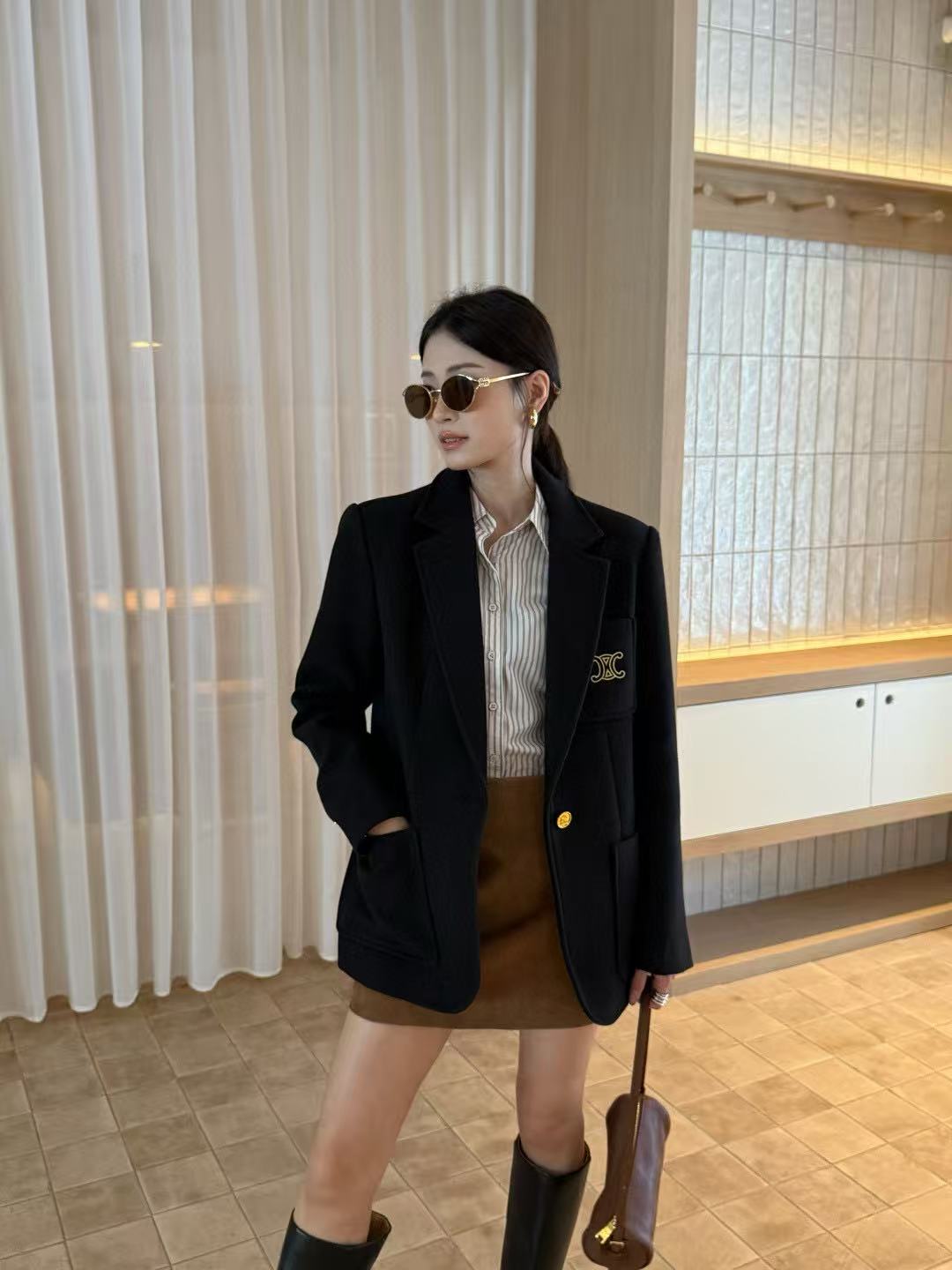 CEL1NE 凱旋門ブレザー【50％割引+送料無料】