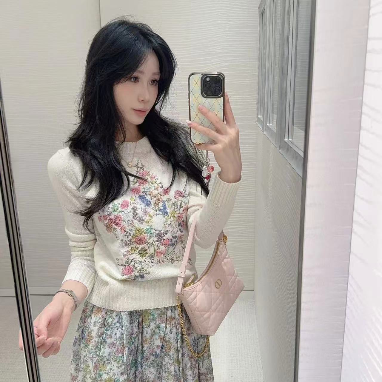 DI0R 五芒星刺繍プリントセーター【50％割引+送料無料】