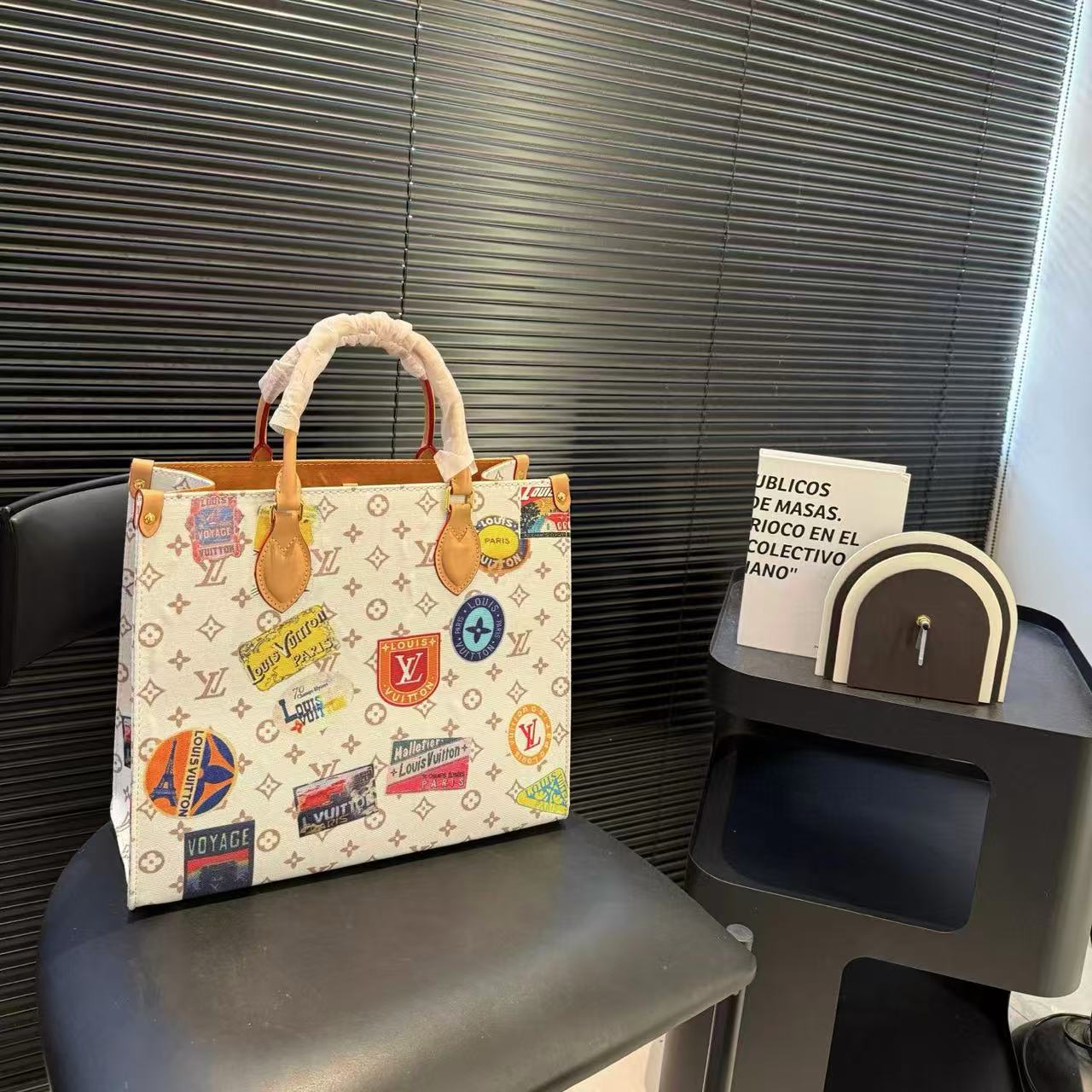 LVプリントトートバッグ【50％割引+送料無料】