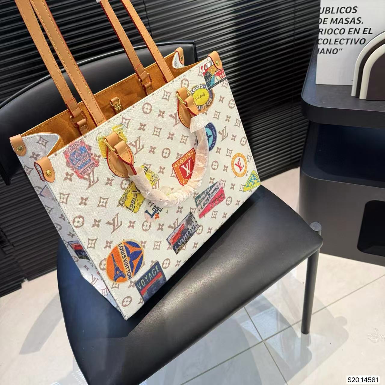 LVプリントトートバッグ【50％割引+送料無料】