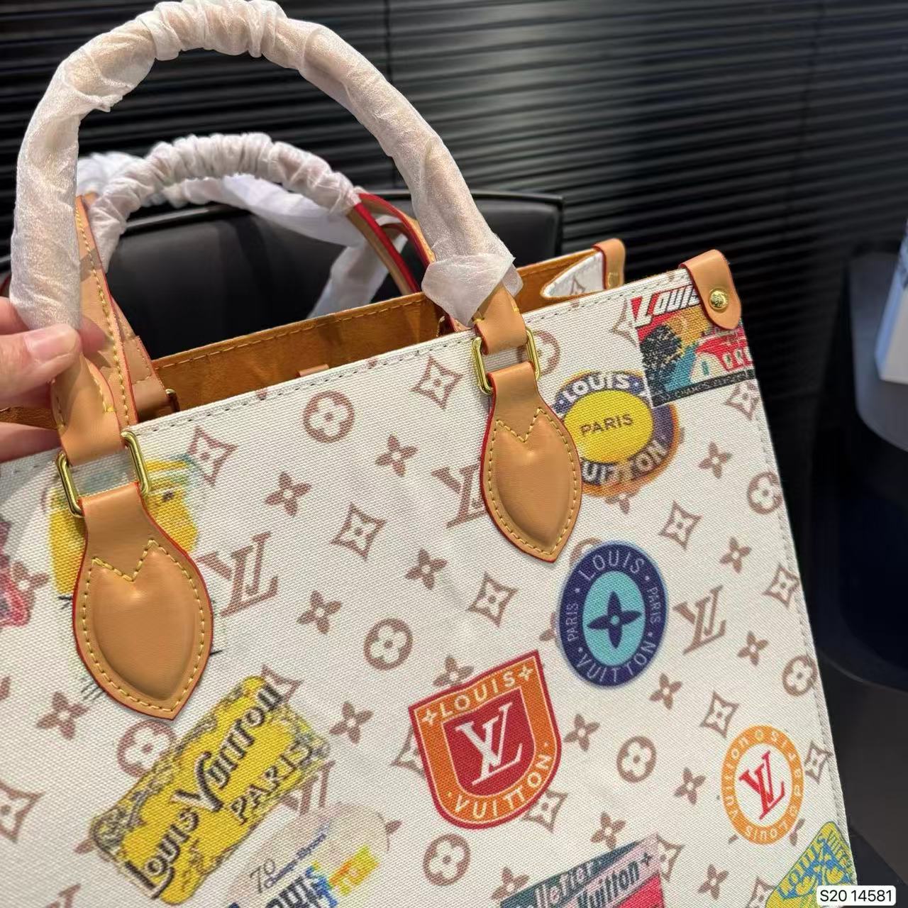 LVプリントトートバッグ【50％割引+送料無料】