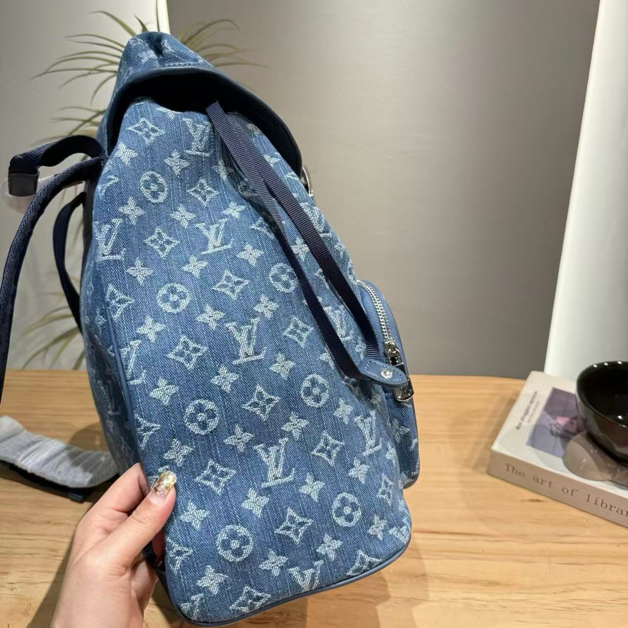 LVロゴデニムバックパック【50％割引+送料無料】