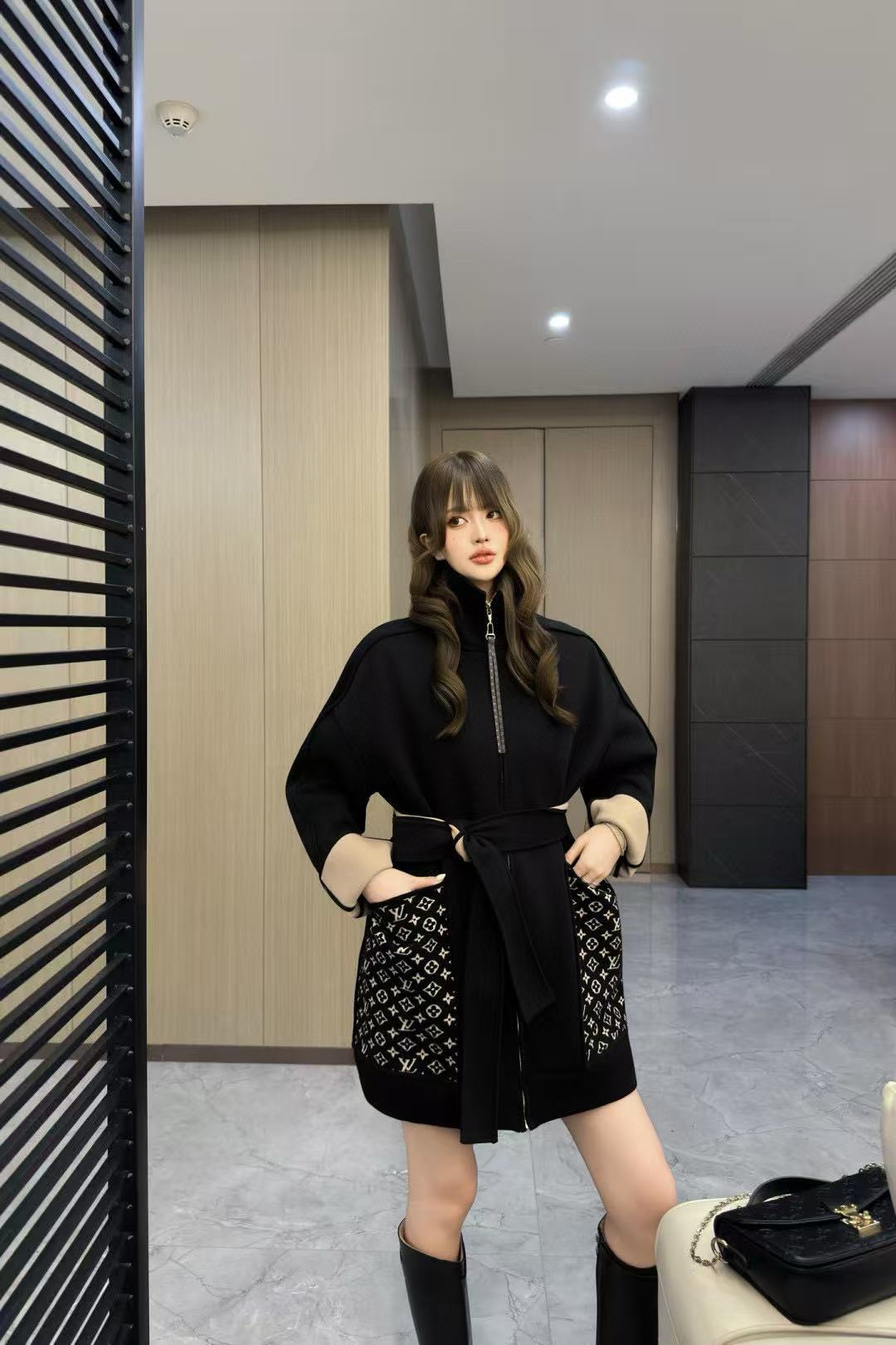 LV 2ポケット レースアップ ジャケット【50％割引+送料無料】