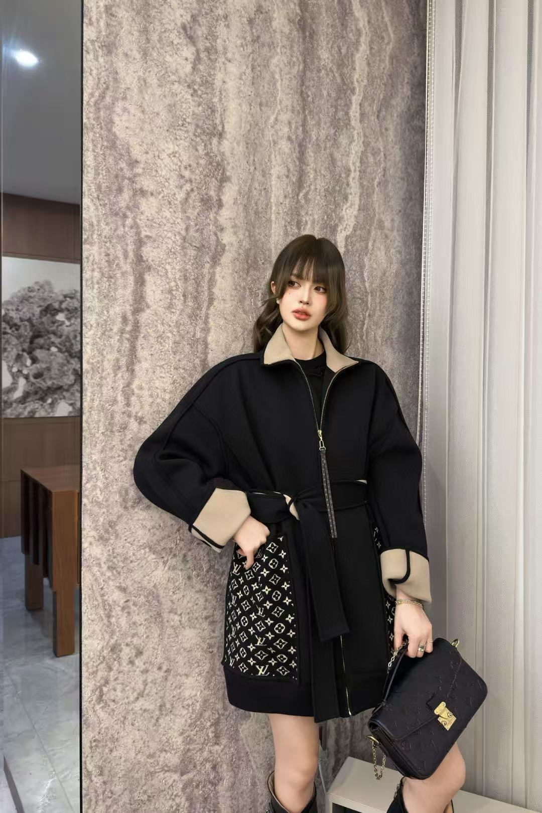 LV 2ポケット レースアップ ジャケット【50％割引+送料無料】