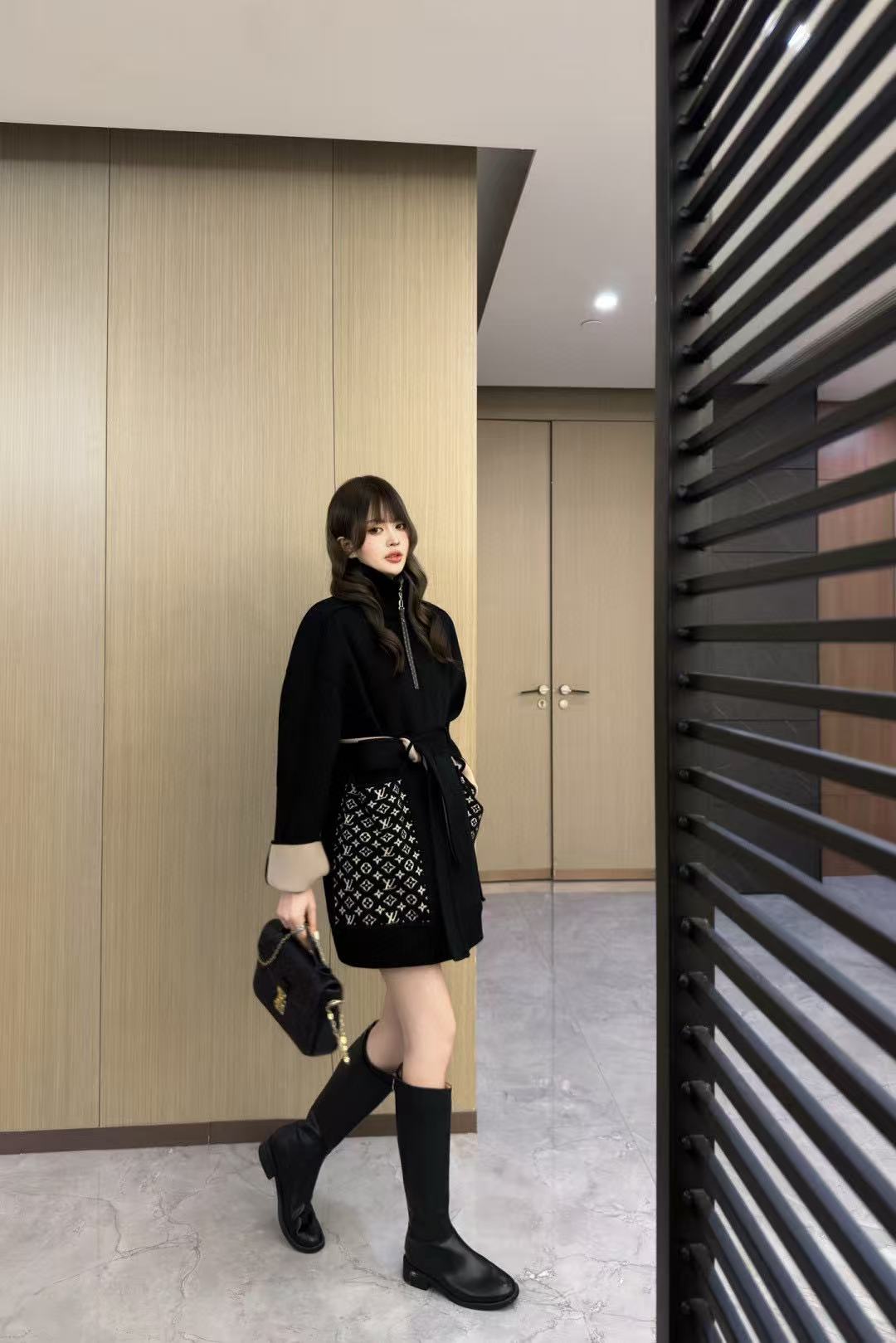 LV 2ポケット レースアップ ジャケット【50％割引+送料無料】