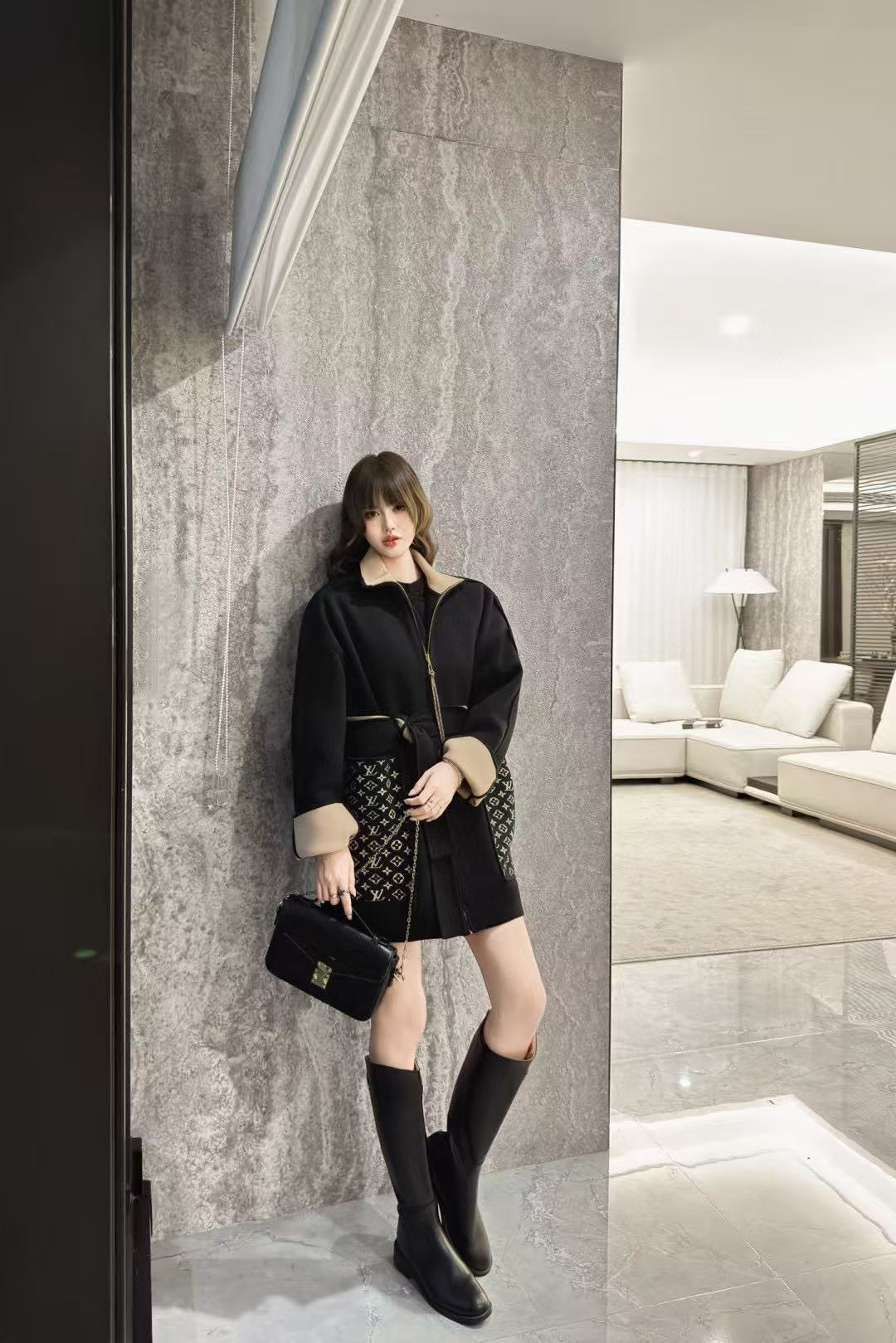 LV 2ポケット レースアップ ジャケット【50％割引+送料無料】