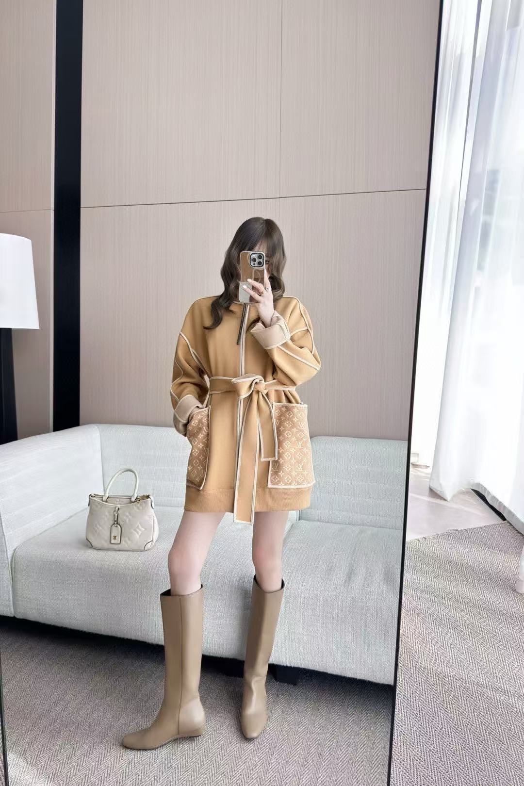 LV 2ポケット レースアップ ジャケット【50％割引+送料無料】