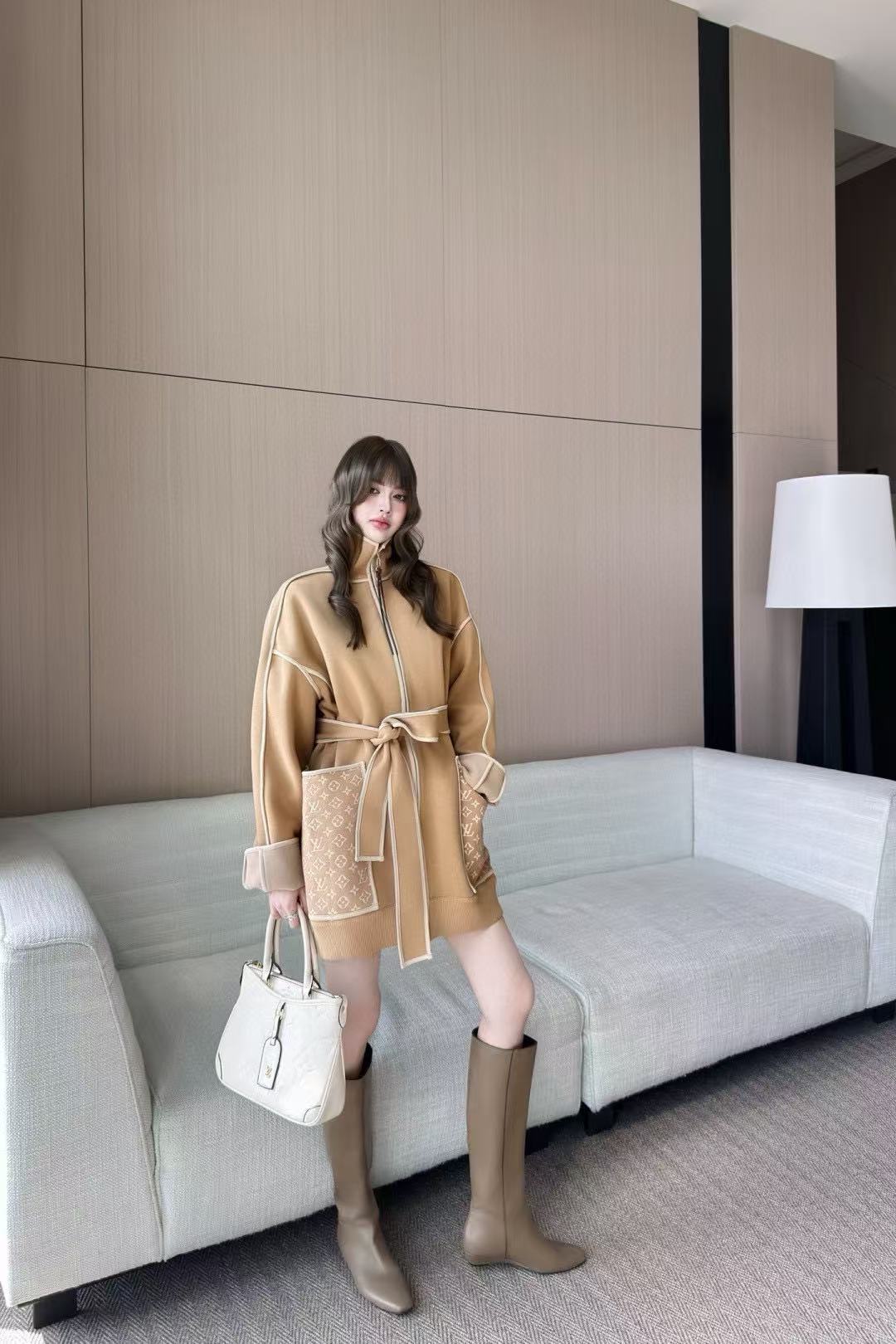 LV 2ポケット レースアップ ジャケット【50％割引+送料無料】