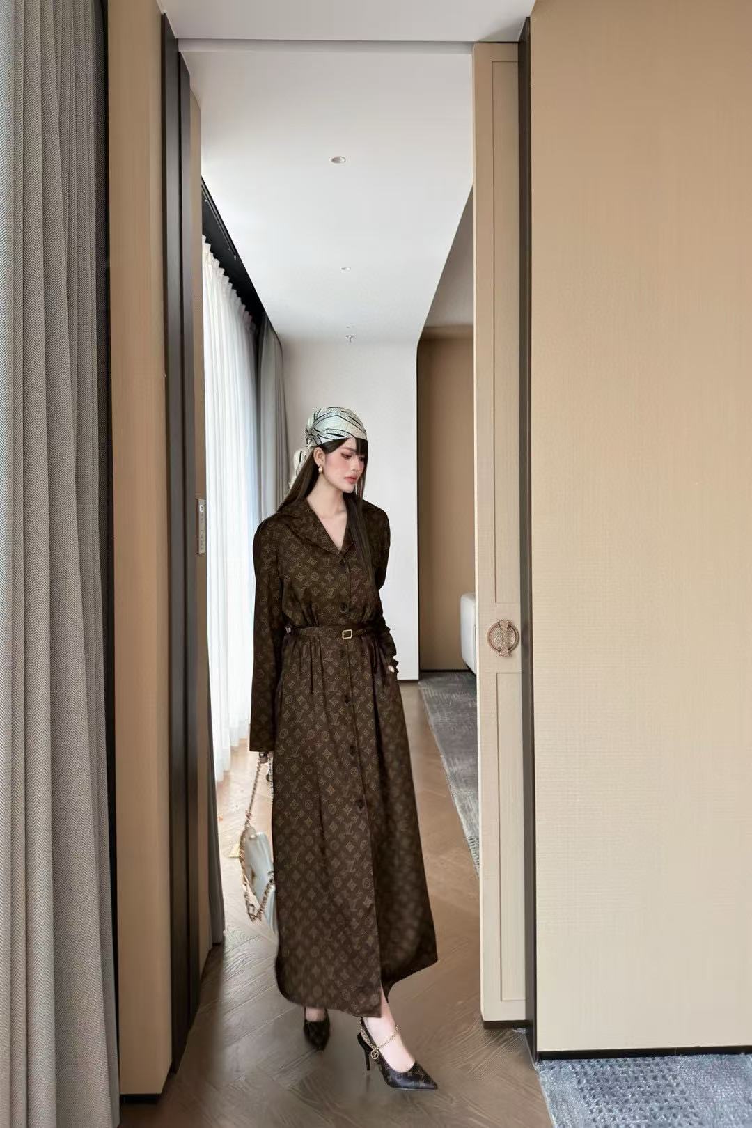 LVプリントファッションドレス【50％割引+送料無料】