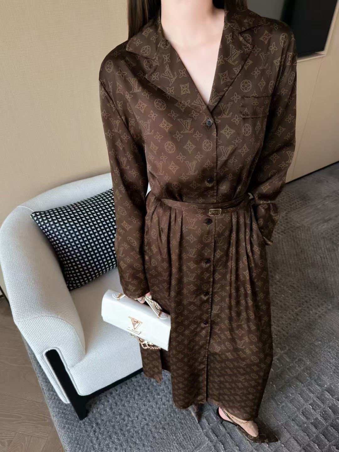 LVプリントファッションドレス【50％割引+送料無料】