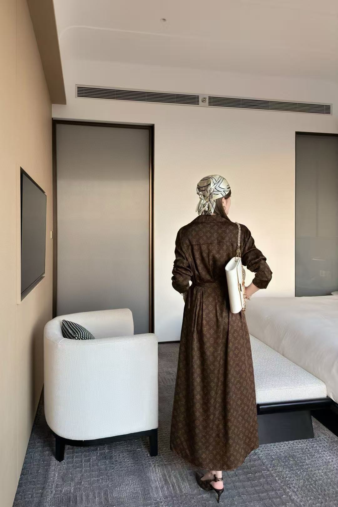 LVプリントファッションドレス【50％割引+送料無料】