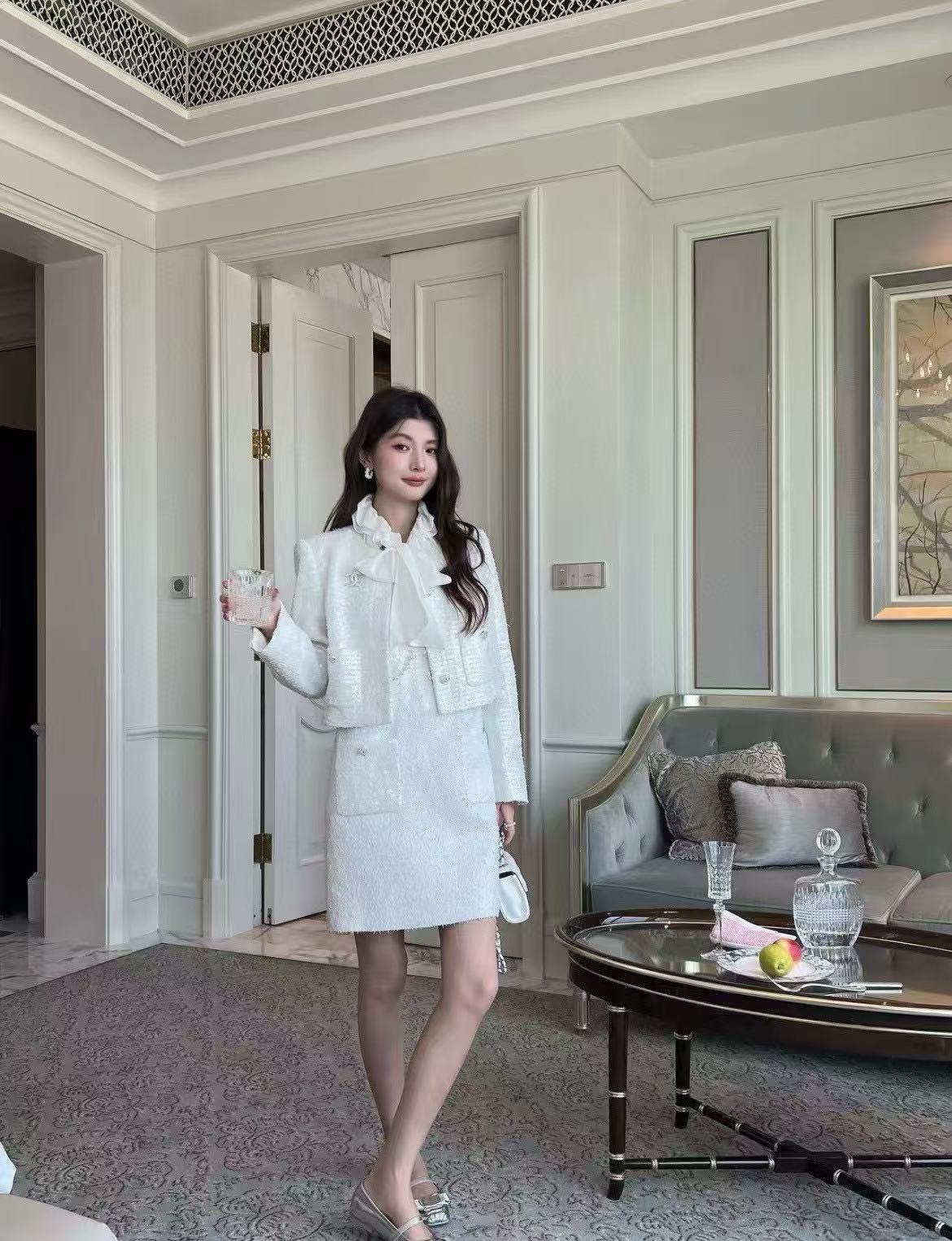 CHANE1 高品質コート+ベストドレス【50％割引+送料無料】