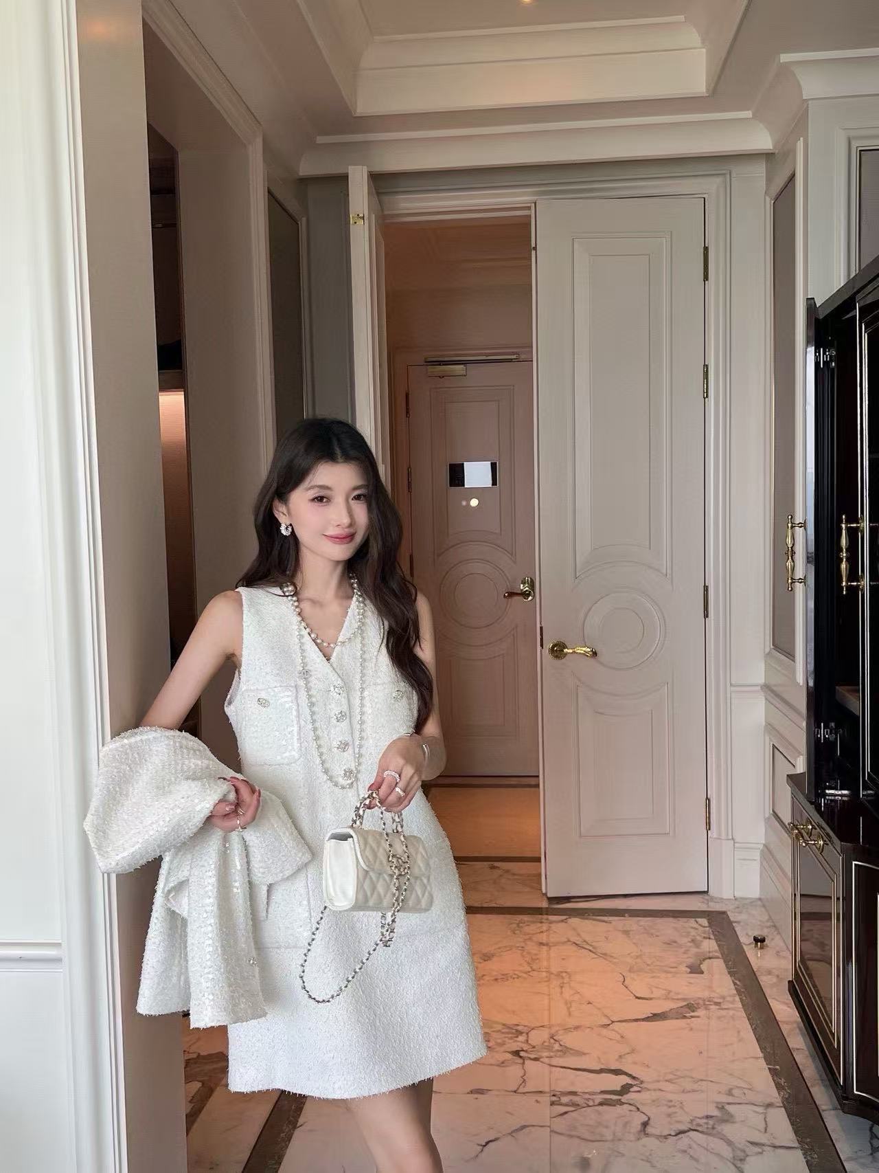 CHANE1 高品質コート+ベストドレス【50％割引+送料無料】