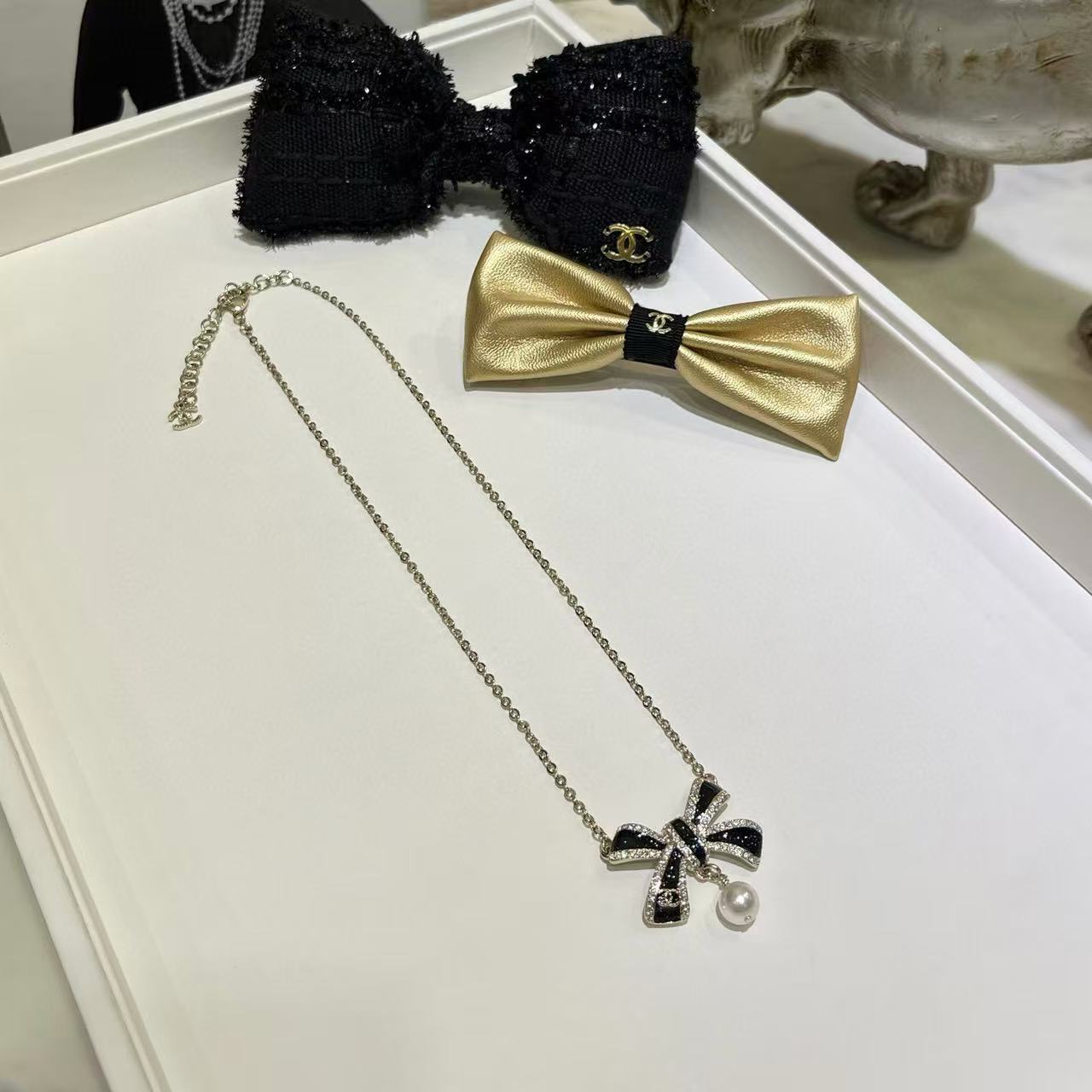 CHANE1 ボウパールネックレス【50％割引+送料無料】