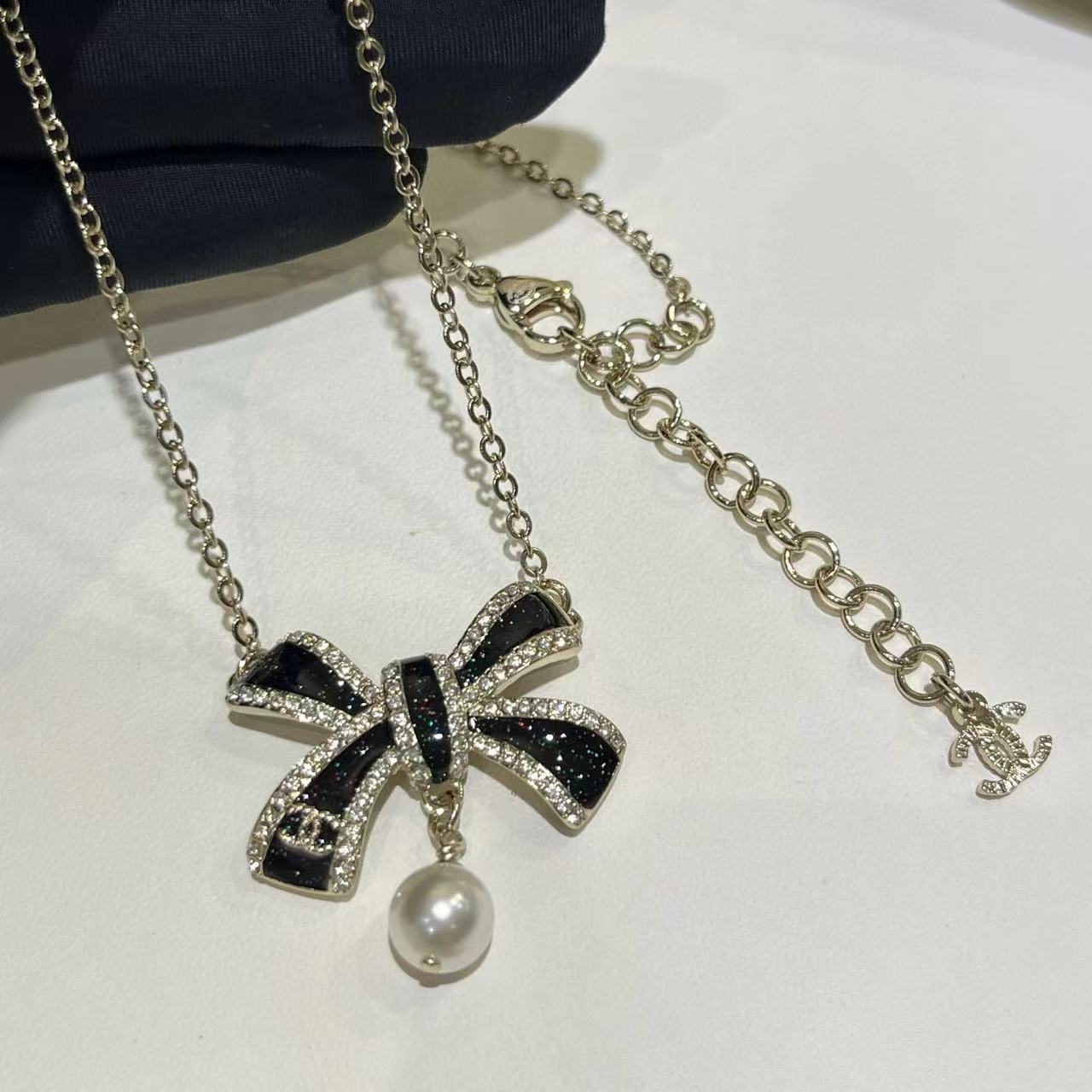 CHANE1 ボウパールネックレス【50％割引+送料無料】