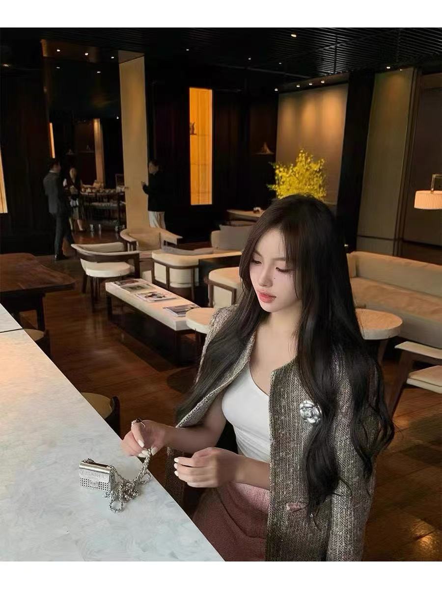 CHANE1高品質ツイードジャケット＋ショーツのツーピースセット【50％割引+送料無料】