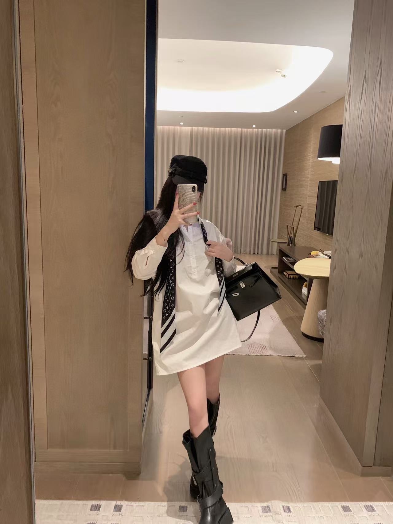 LVネクタイシンプルシャツ【50％割引+送料無料】