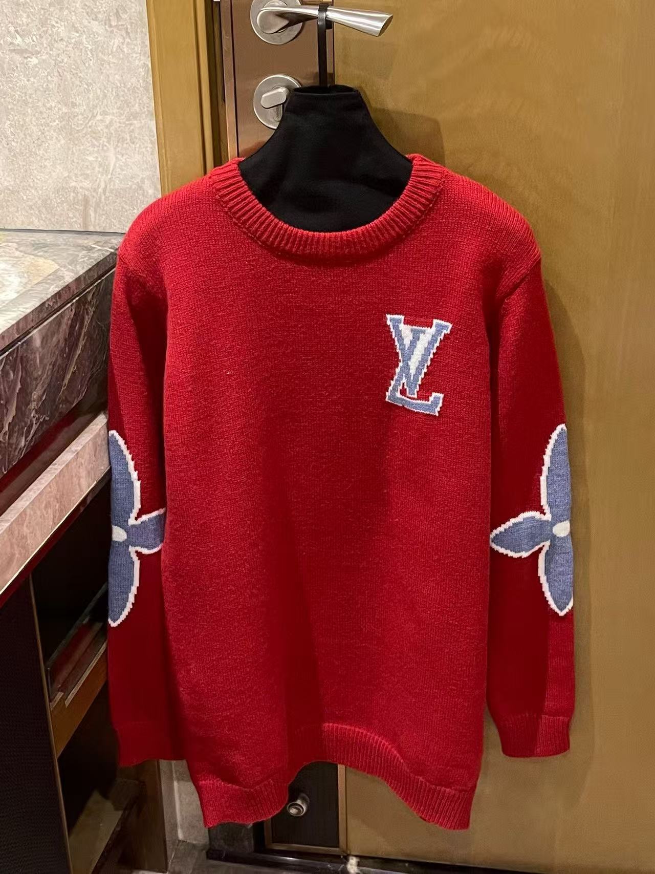 LV四つ葉のクローバールーズセーター【50％割引+送料無料】