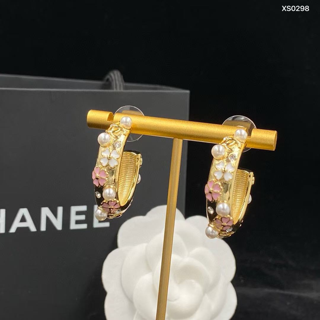 CHANE1 パールフラワーイヤリング【50％割引+送料無料】