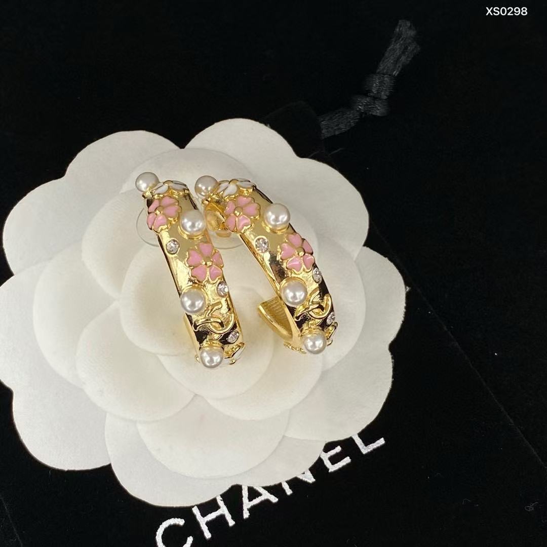 CHANE1 パールフラワーイヤリング【50％割引+送料無料】