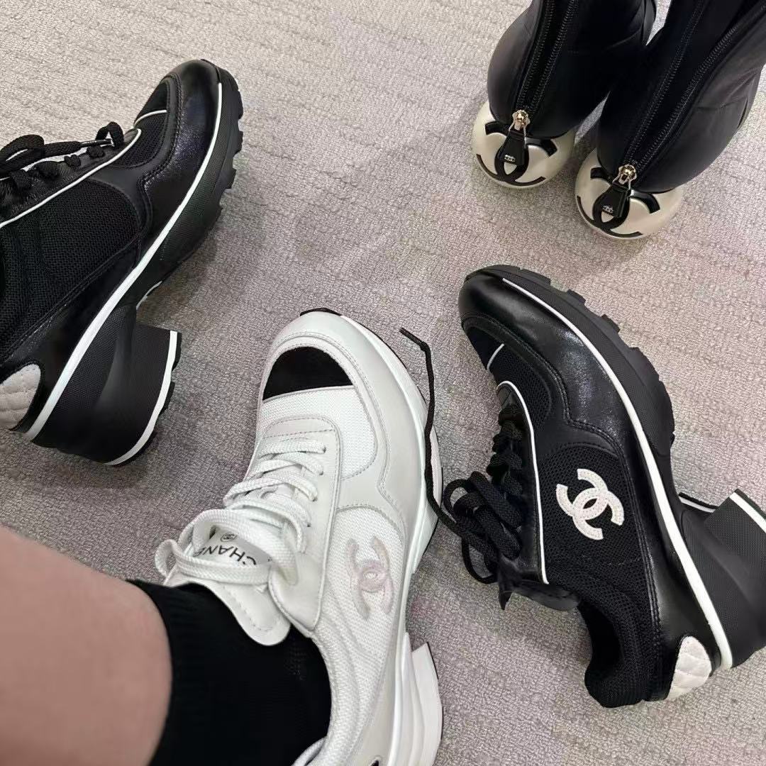 CHANE1 高品質ダブルCハイヒールスポーツシューズ【50％割引+送料無料】