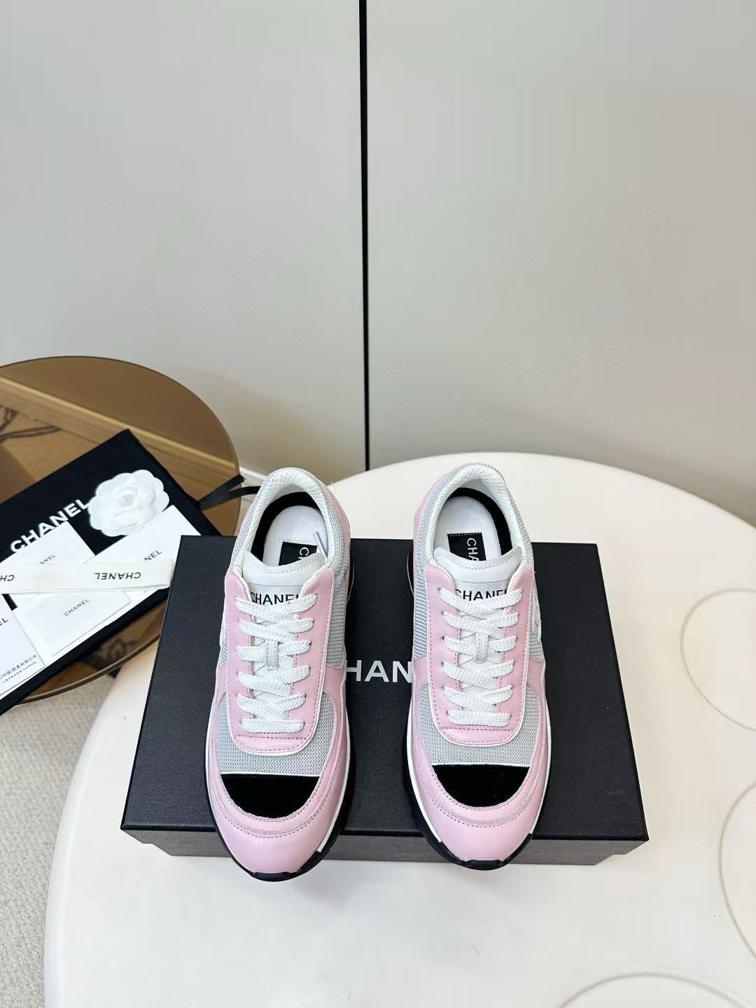 CHANE1 高品質ダブルCハイヒールスポーツシューズ【50％割引+送料無料】