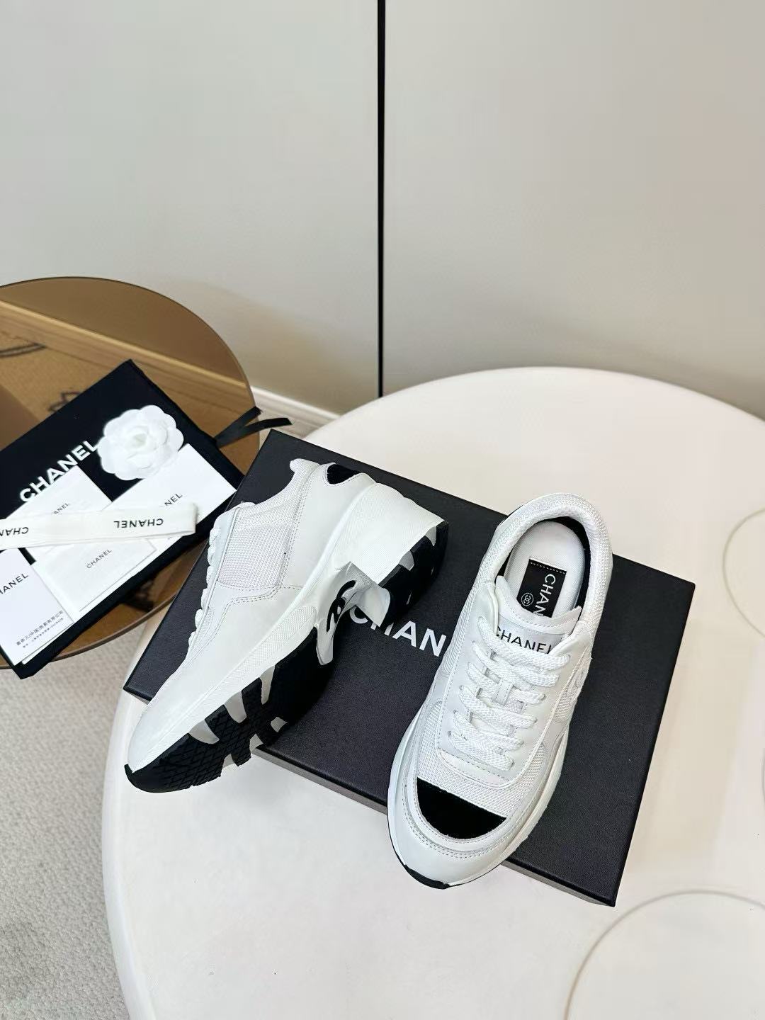 CHANE1 高品質ダブルCハイヒールスポーツシューズ【50％割引+送料無料】