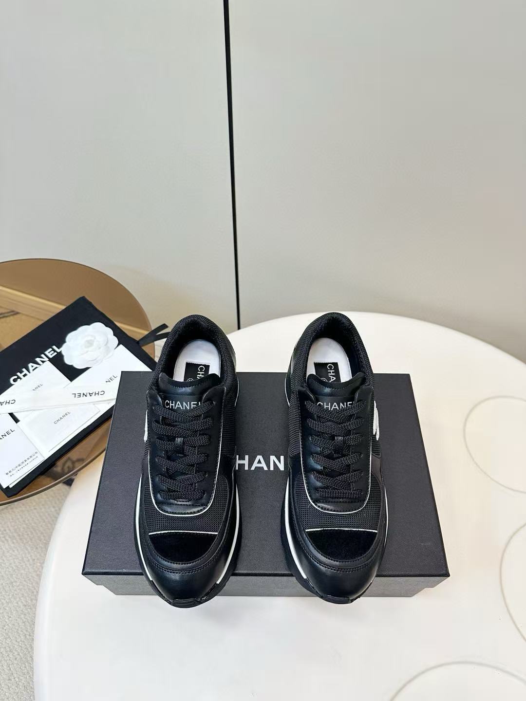 CHANE1 高品質ダブルCハイヒールスポーツシューズ【50％割引+送料無料】