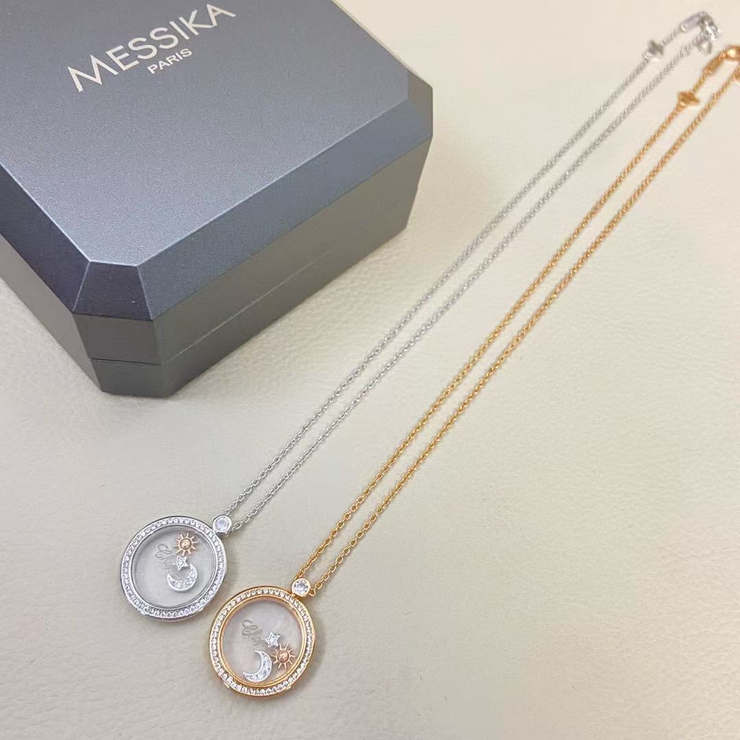 Ch0pard HAPPY フルダイヤモンド ラウンドネックレス【50％割引+送料無料】