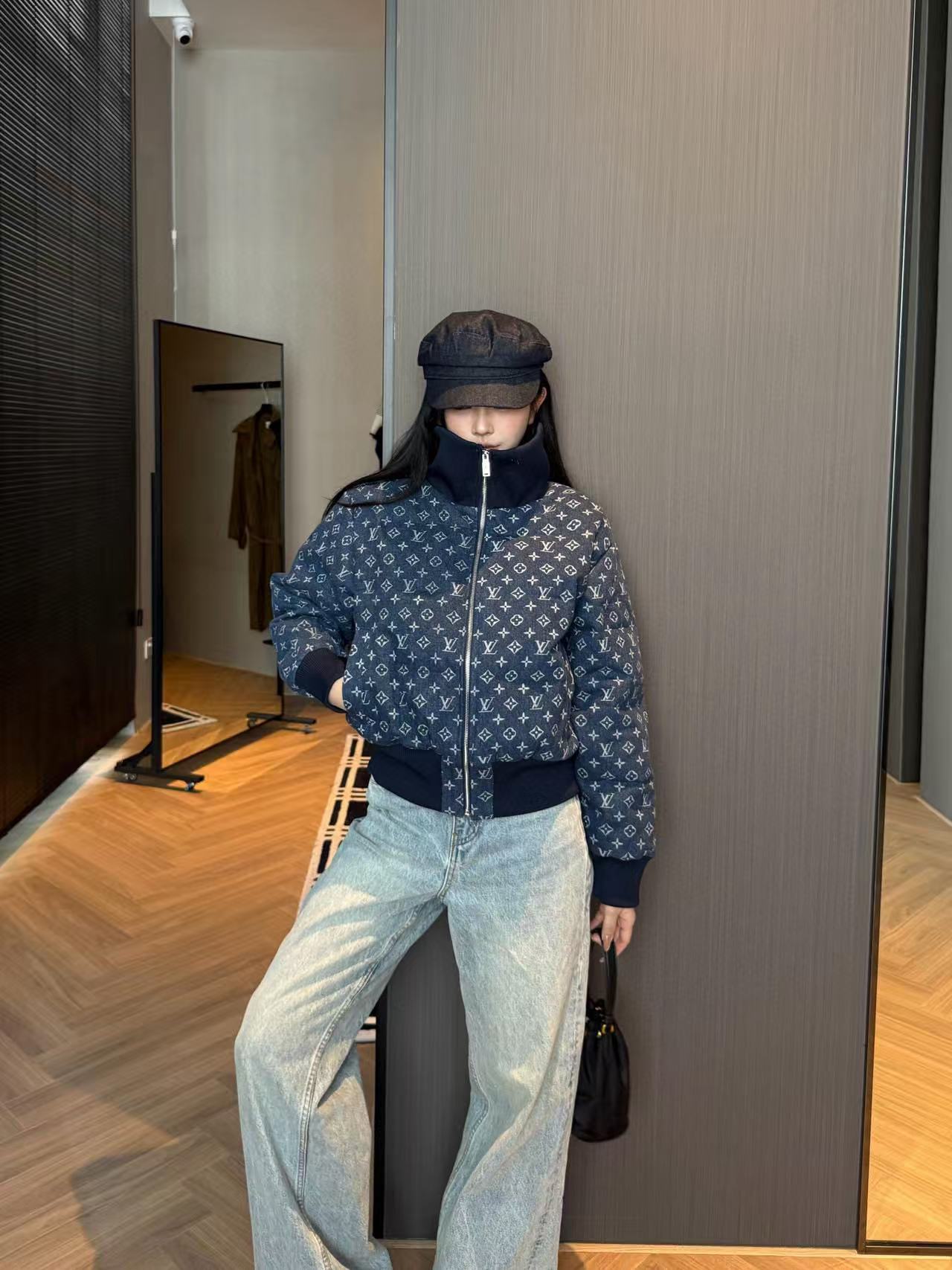 LVプリントジッパージャケット【50％割引+送料無料】