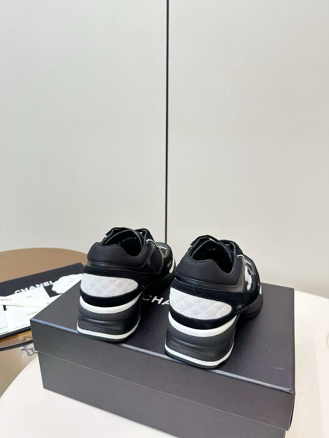 CHANE1 高品質ダブルCカジュアルローヒール【50％割引+送料無料】