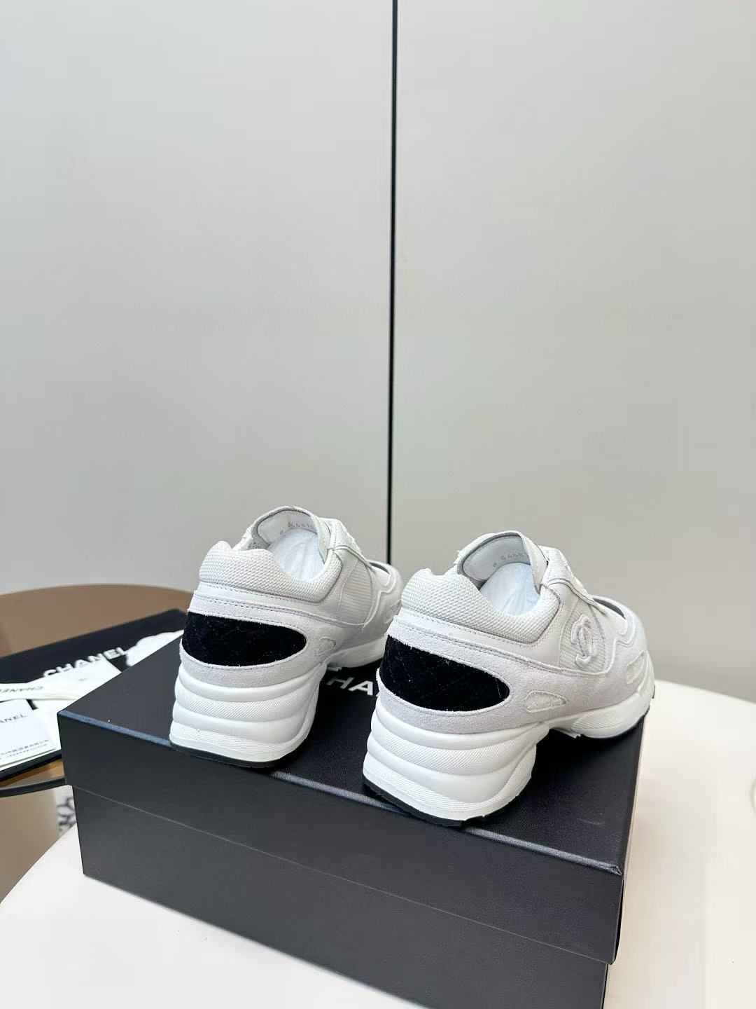 CHANE1 高品質ダブルCカジュアルローヒール【50％割引+送料無料】