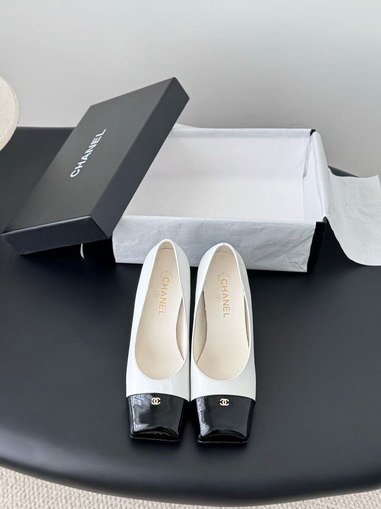 CHANE1 高品質スクエアトゥハイヒール【50％割引+送料無料】