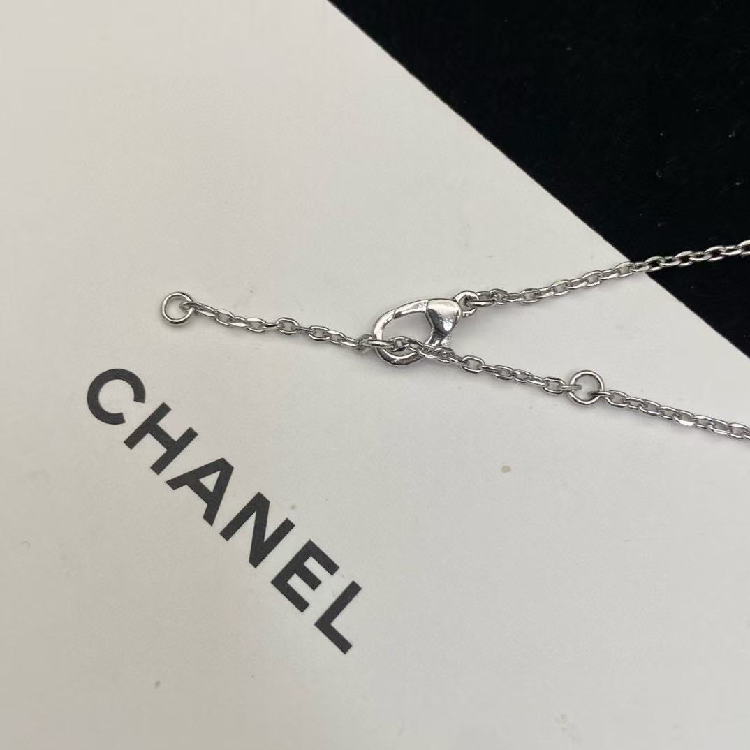 CHANE1 カメリア ダブルC ダイヤモンドネックレス【50％割引+送料無料】