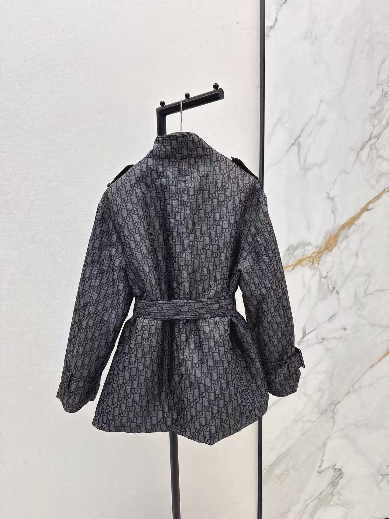 DIOR スタンドカラー ジャカード ジャケット【50％割引+送料無料】