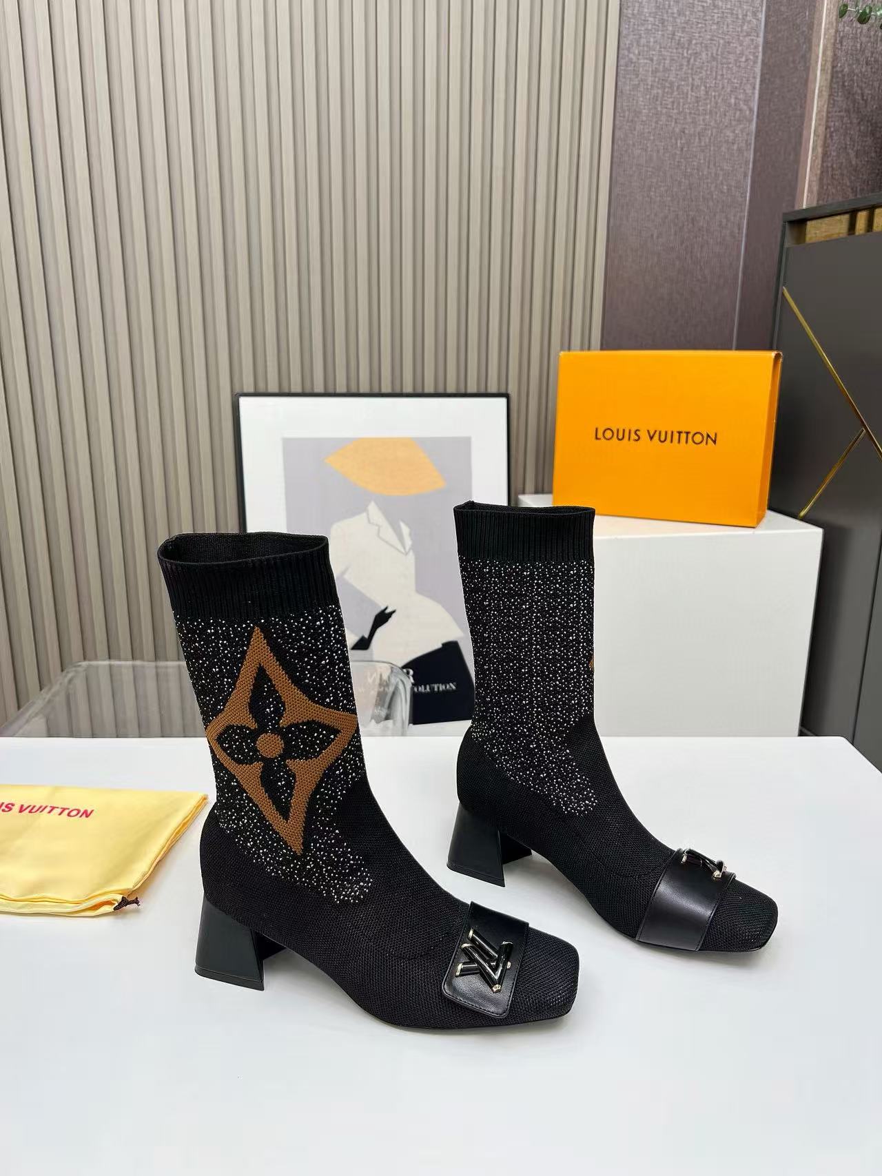 LVの高品質ソックスブーツ【50％割引+送料無料】