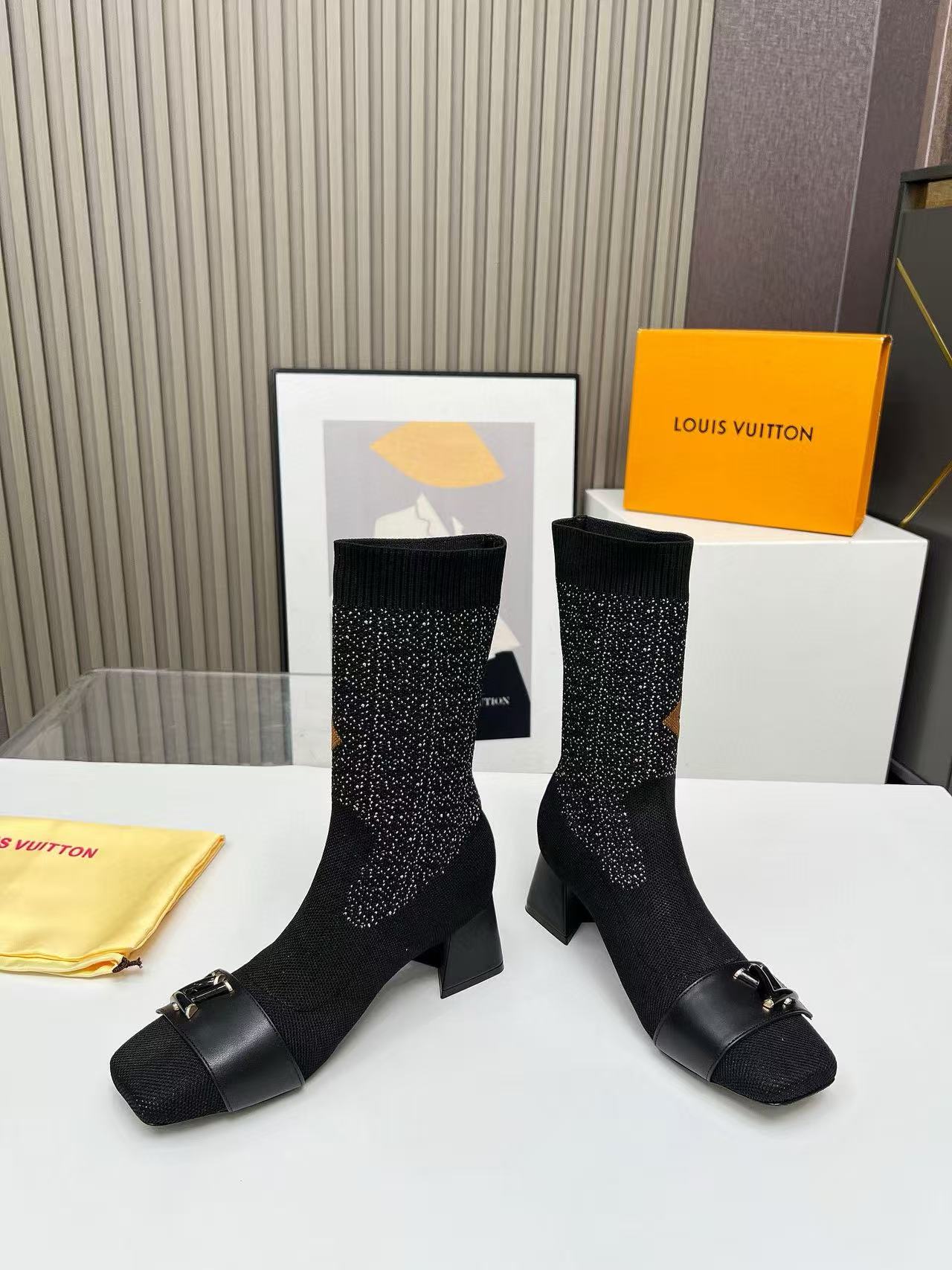 LVの高品質ソックスブーツ【50％割引+送料無料】