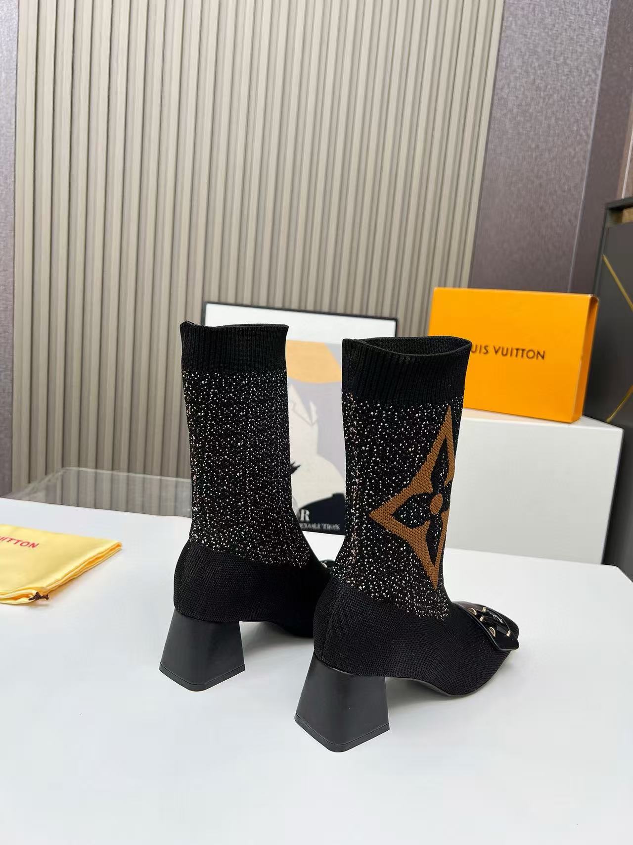 LVの高品質ソックスブーツ【50％割引+送料無料】