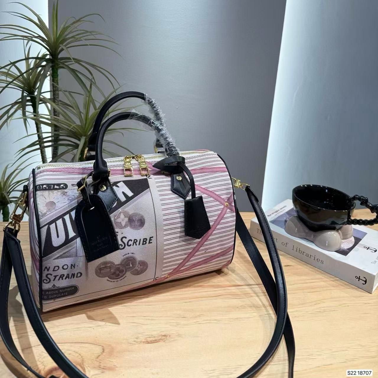 LVプリントハンドバッグ【50％割引+送料無料】