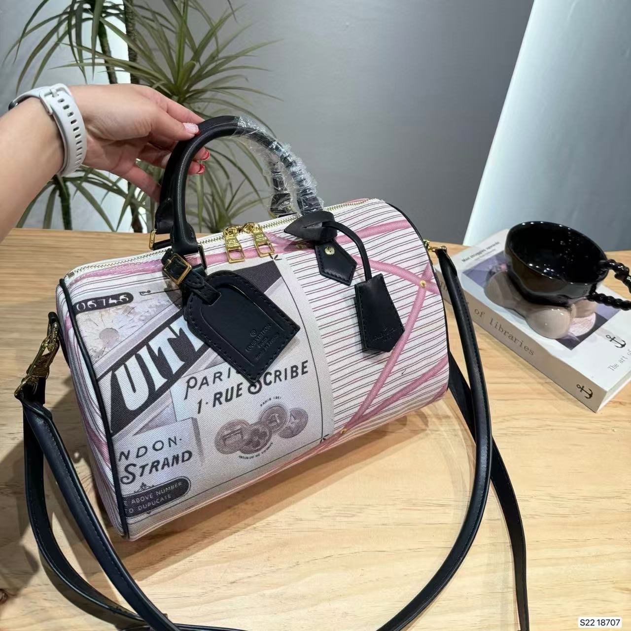 LVプリントハンドバッグ【50％割引+送料無料】