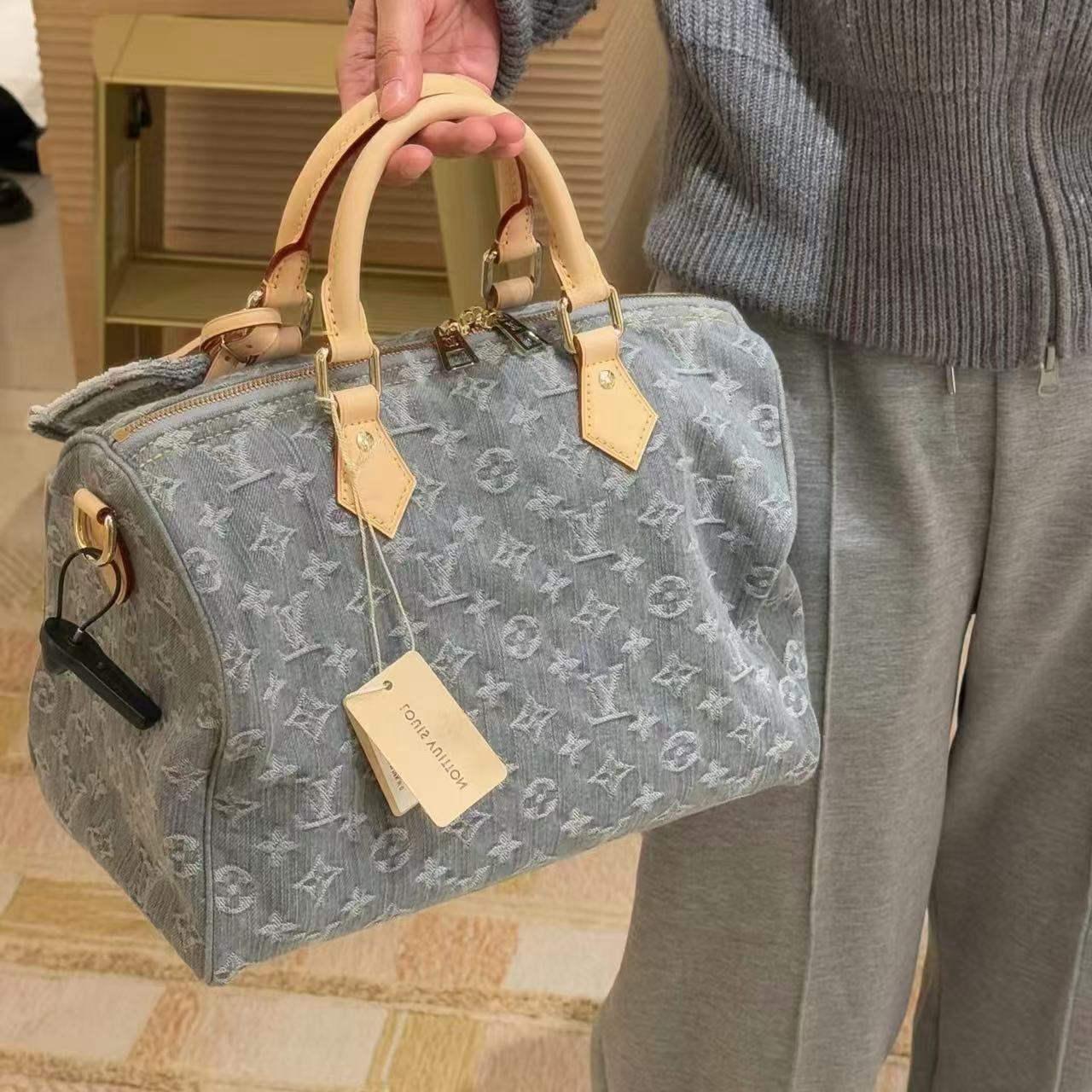 LV keepallプリントハンドバッグ【50％割引+送料無料】
