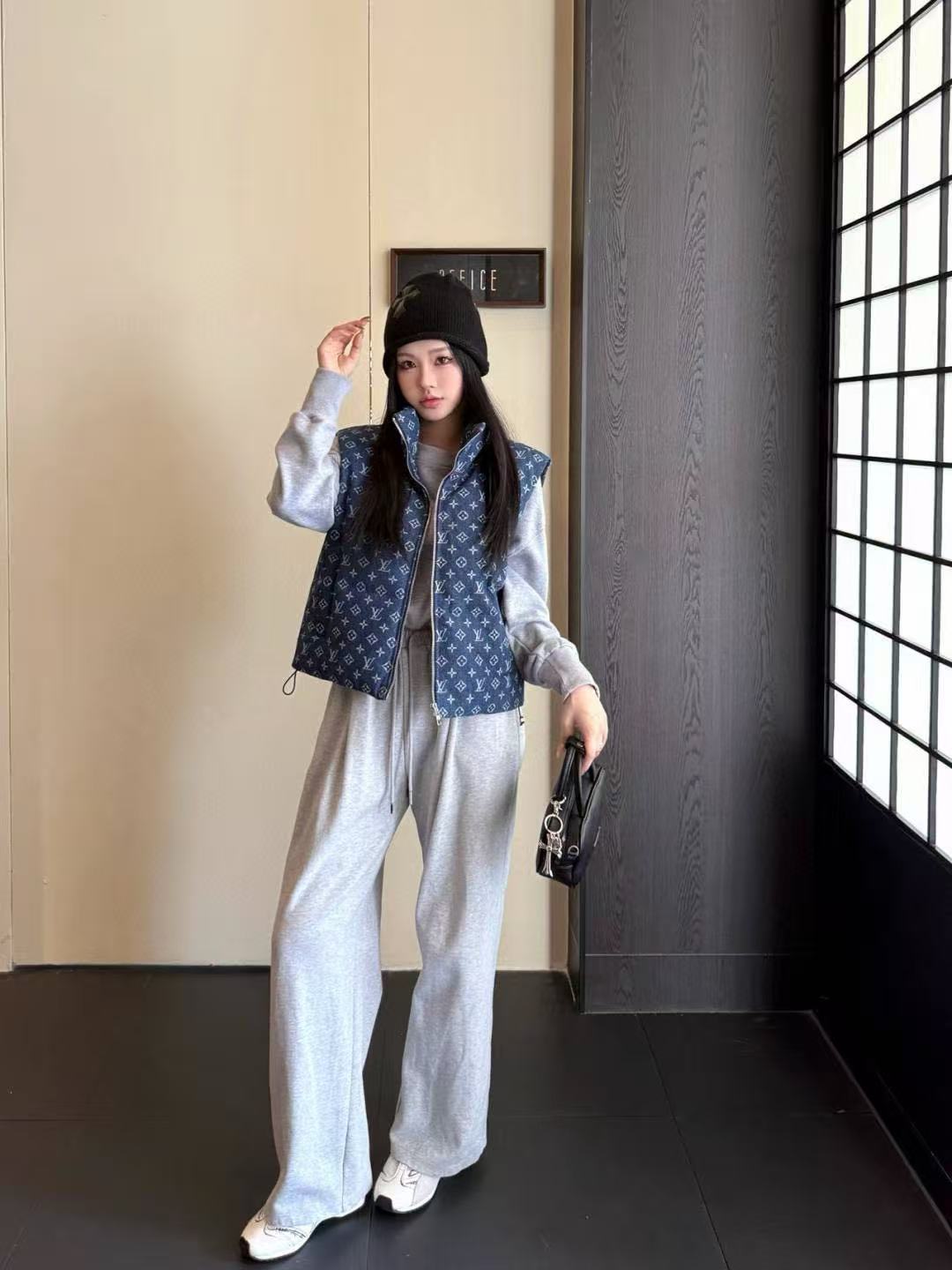 LVプリントダウンベスト【50％割引+送料無料】